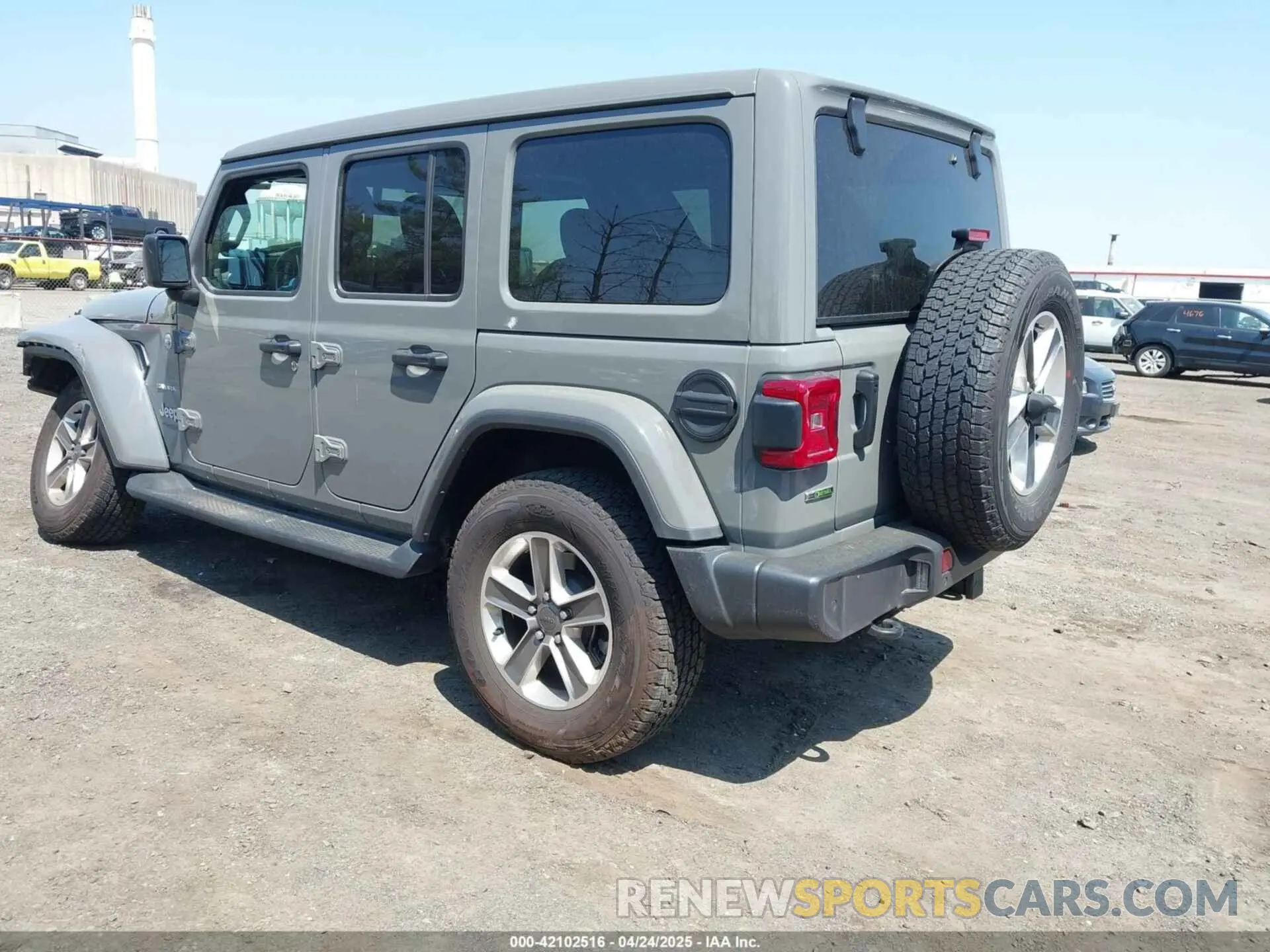 3 Photograph of a damaged car 1C4HJXEM7NW206585 JEEP WRANGLER UNLIMITED 2022