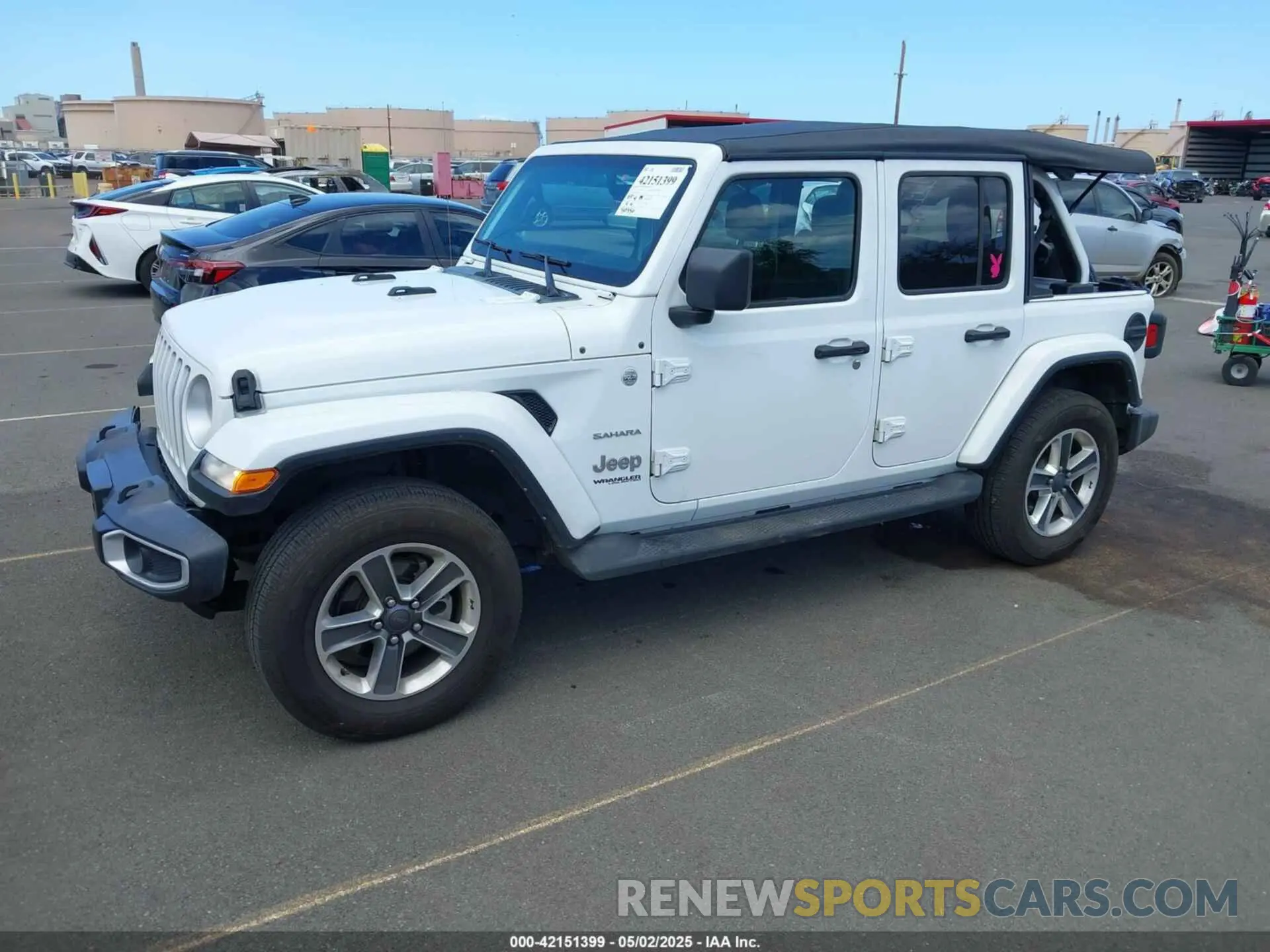 2 Photograph of a damaged car 1C4HJXEN0NW151017 JEEP WRANGLER UNLIMITED 2022