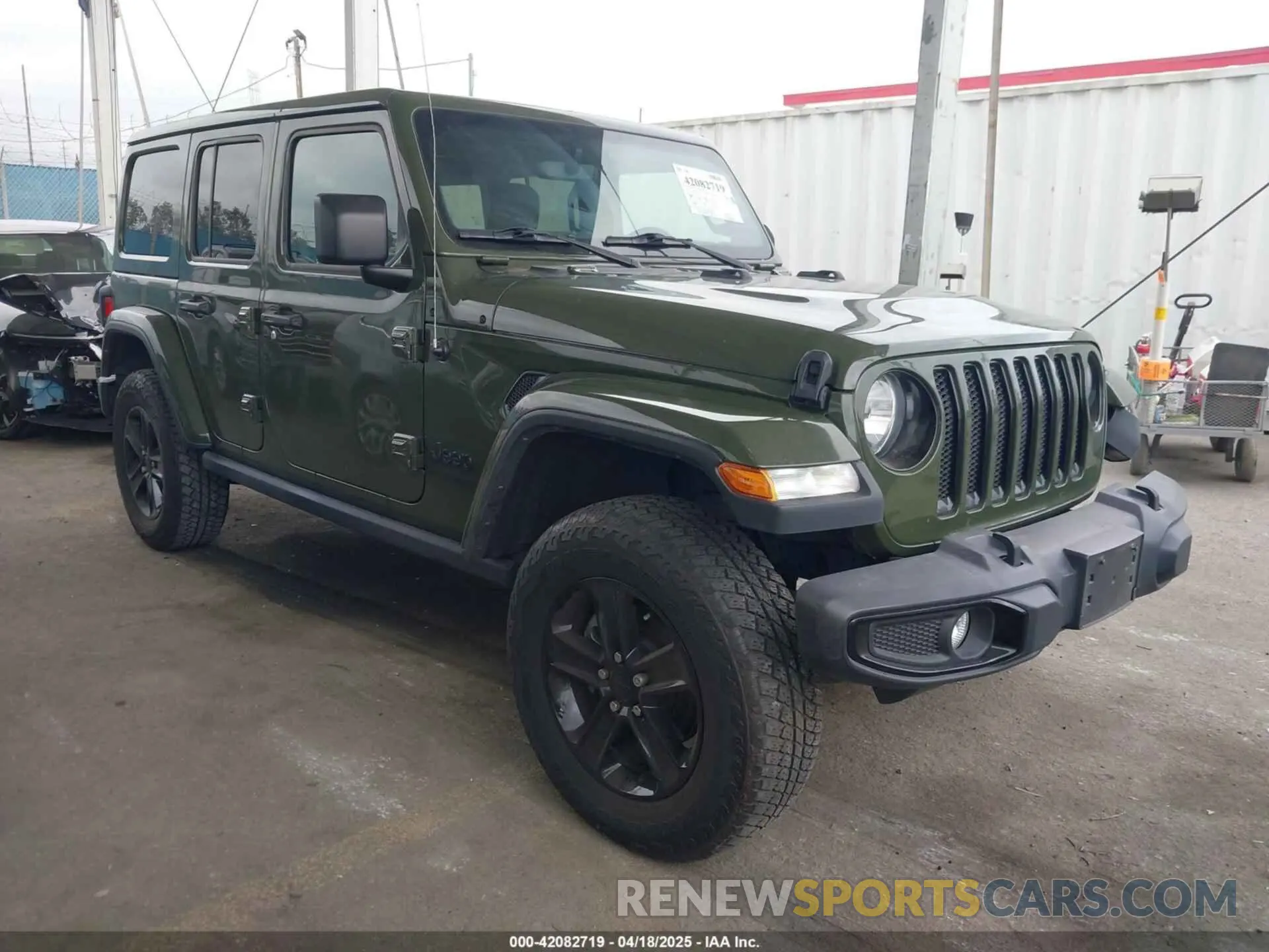 1 Photograph of a damaged car 1C4HJXEN1NW262627 JEEP WRANGLER UNLIMITED 2022