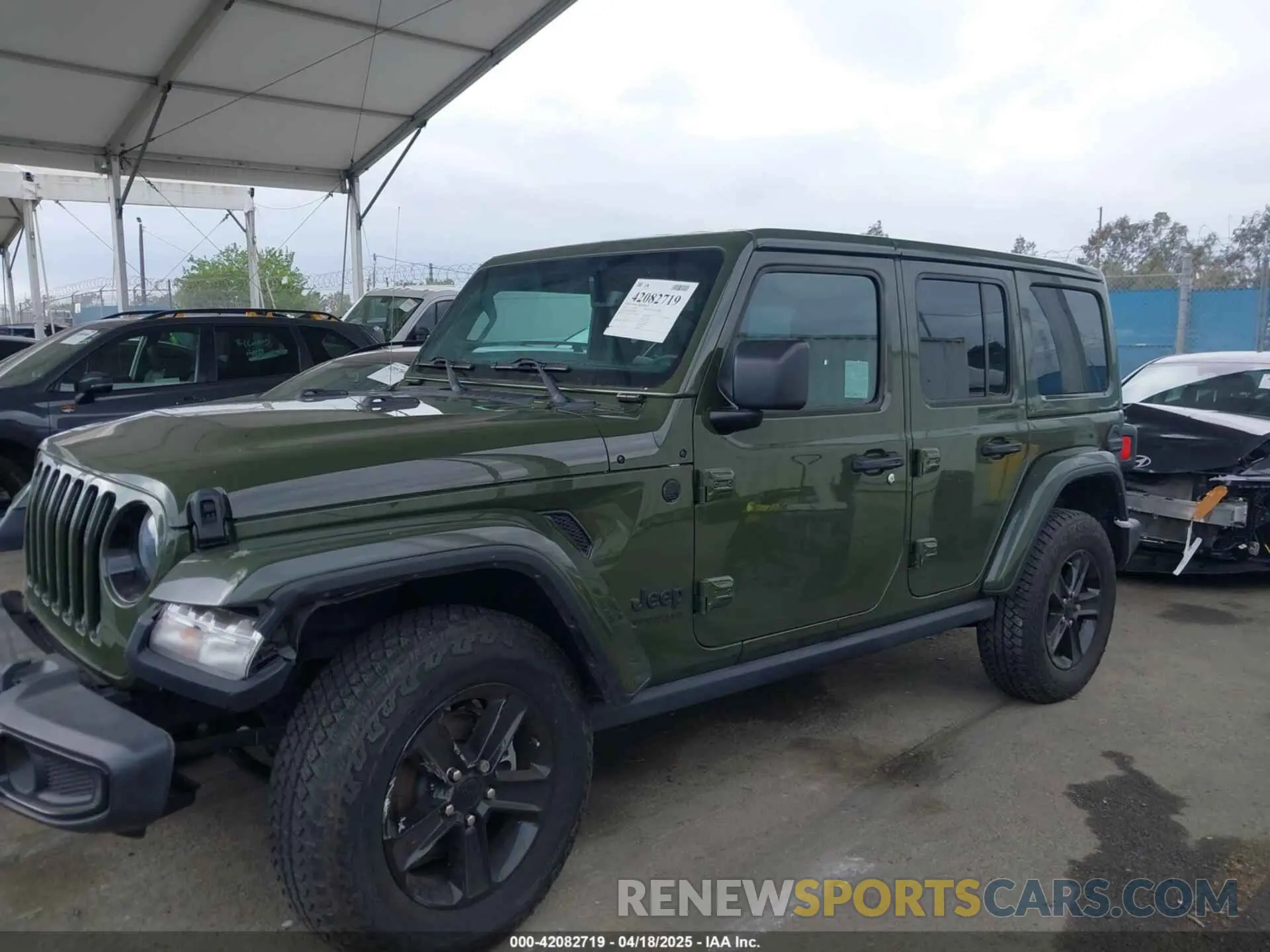 14 Photograph of a damaged car 1C4HJXEN1NW262627 JEEP WRANGLER UNLIMITED 2022
