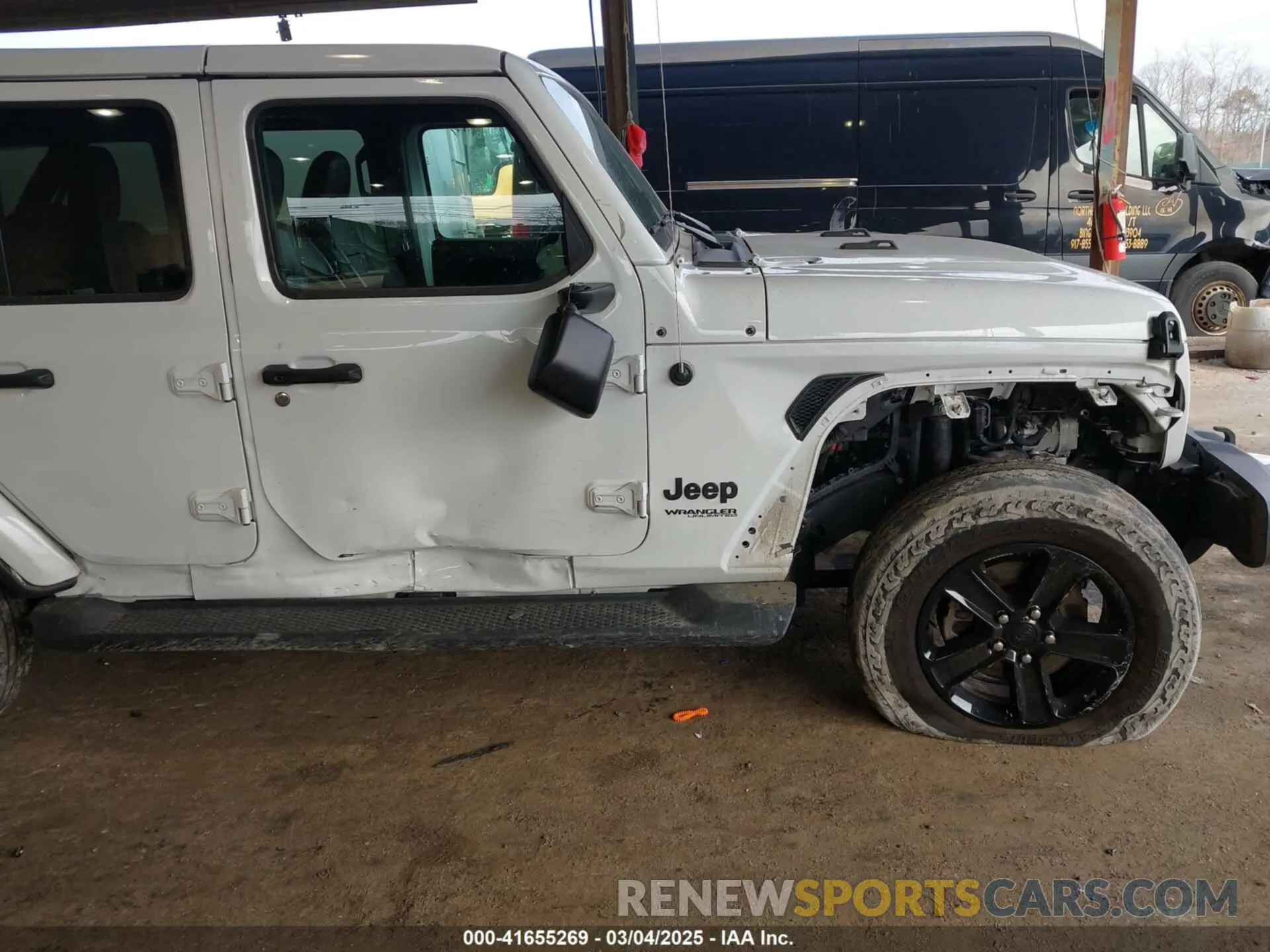 6 Photograph of a damaged car 1C4HJXEN3NW261897 JEEP WRANGLER UNLIMITED 2022