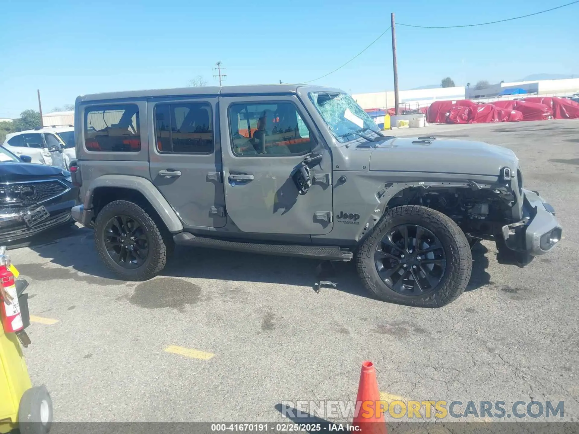 12 Photograph of a damaged car 1C4HJXENXNW138856 JEEP WRANGLER UNLIMITED 2022