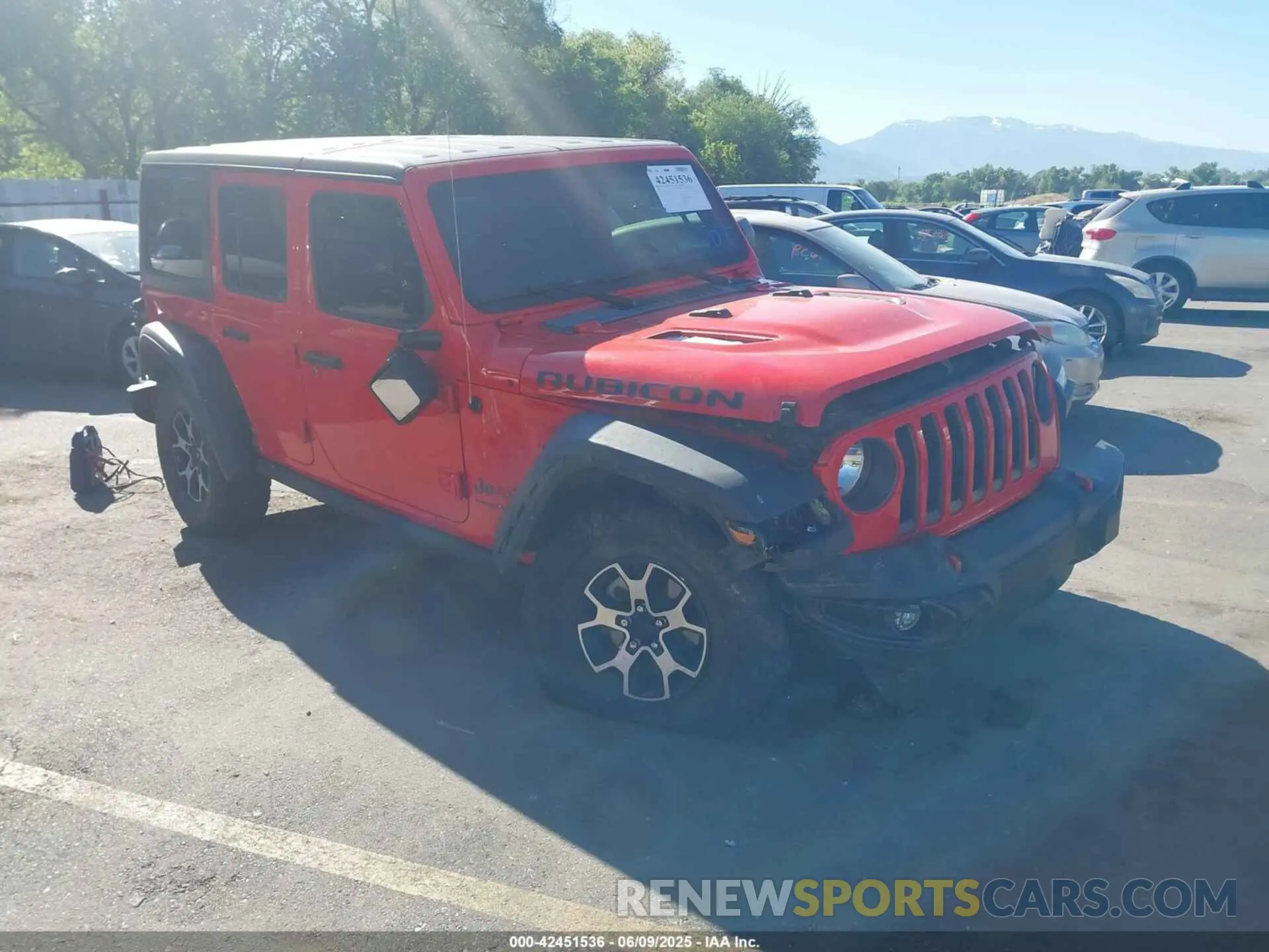 1 Photograph of a damaged car 1C4HJXFG0NW194952 JEEP WRANGLER UNLIMITED 2022