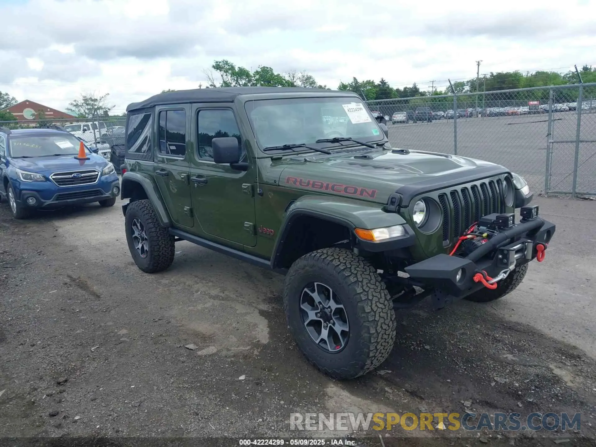 1 Photograph of a damaged car 1C4HJXFG5NW127263 JEEP WRANGLER UNLIMITED 2022