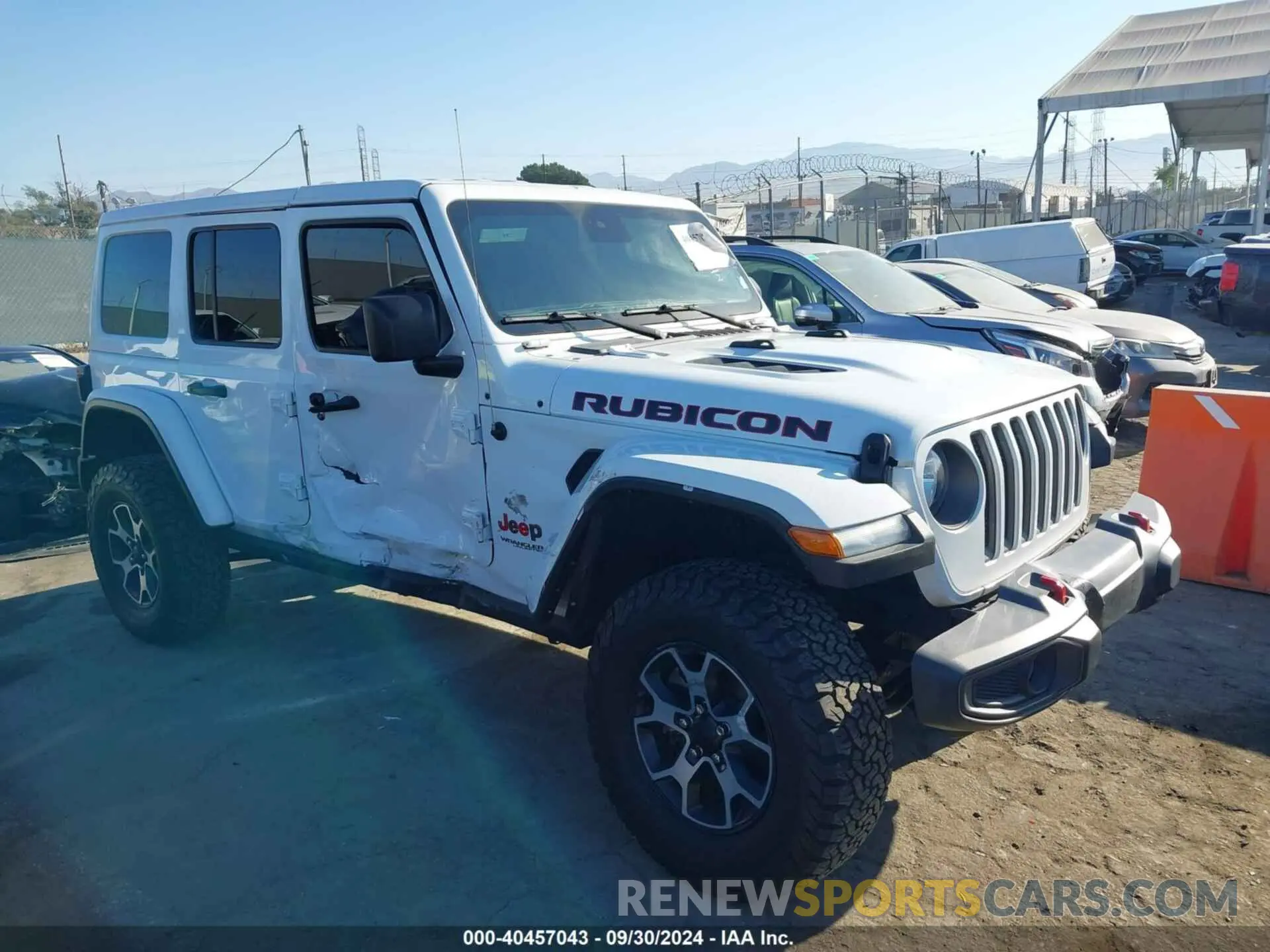 1 Photograph of a damaged car 1C4HJXFG7NW112876 JEEP WRANGLER UNLIMITED 2022