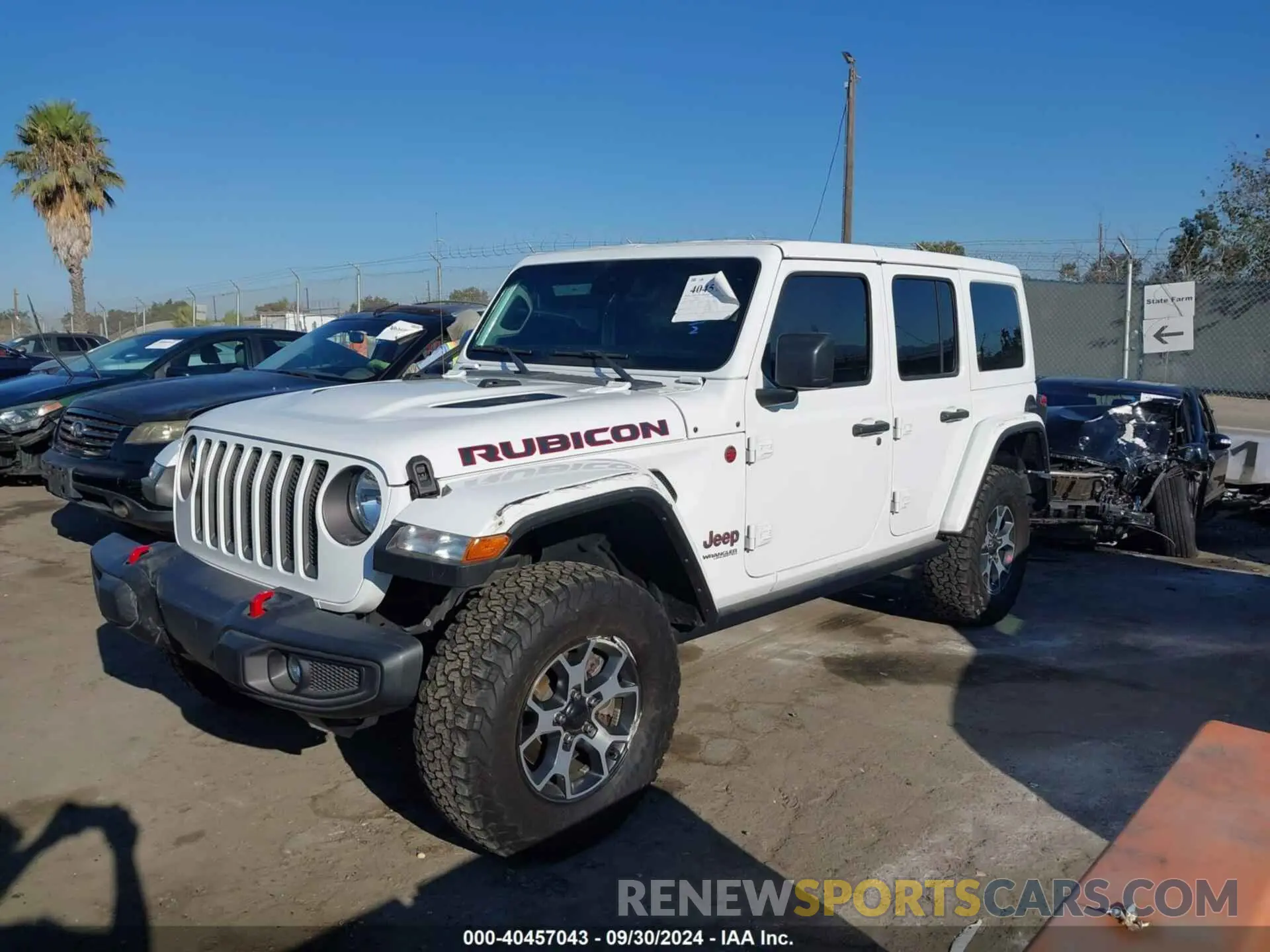 2 Photograph of a damaged car 1C4HJXFG7NW112876 JEEP WRANGLER UNLIMITED 2022