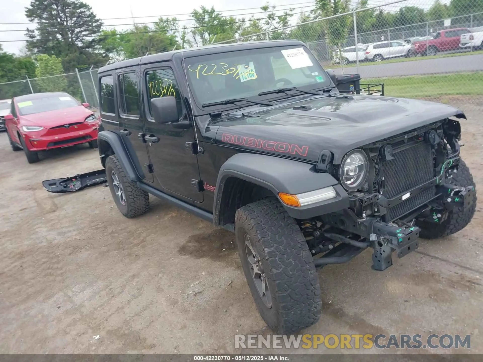 1 Photograph of a damaged car 1C4HJXFN0NW271351 JEEP WRANGLER UNLIMITED 2022