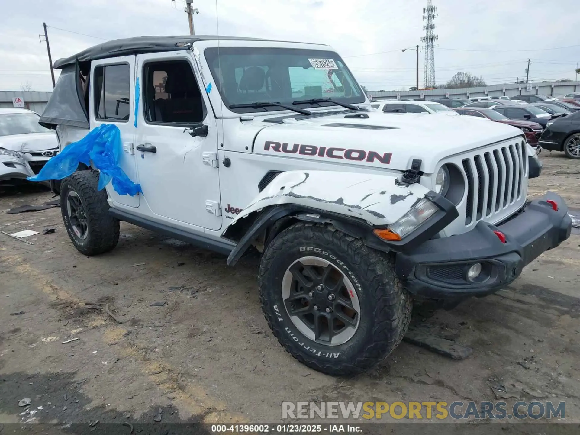 1 Photograph of a damaged car 1C4HJXFN4NW123610 JEEP WRANGLER UNLIMITED 2022