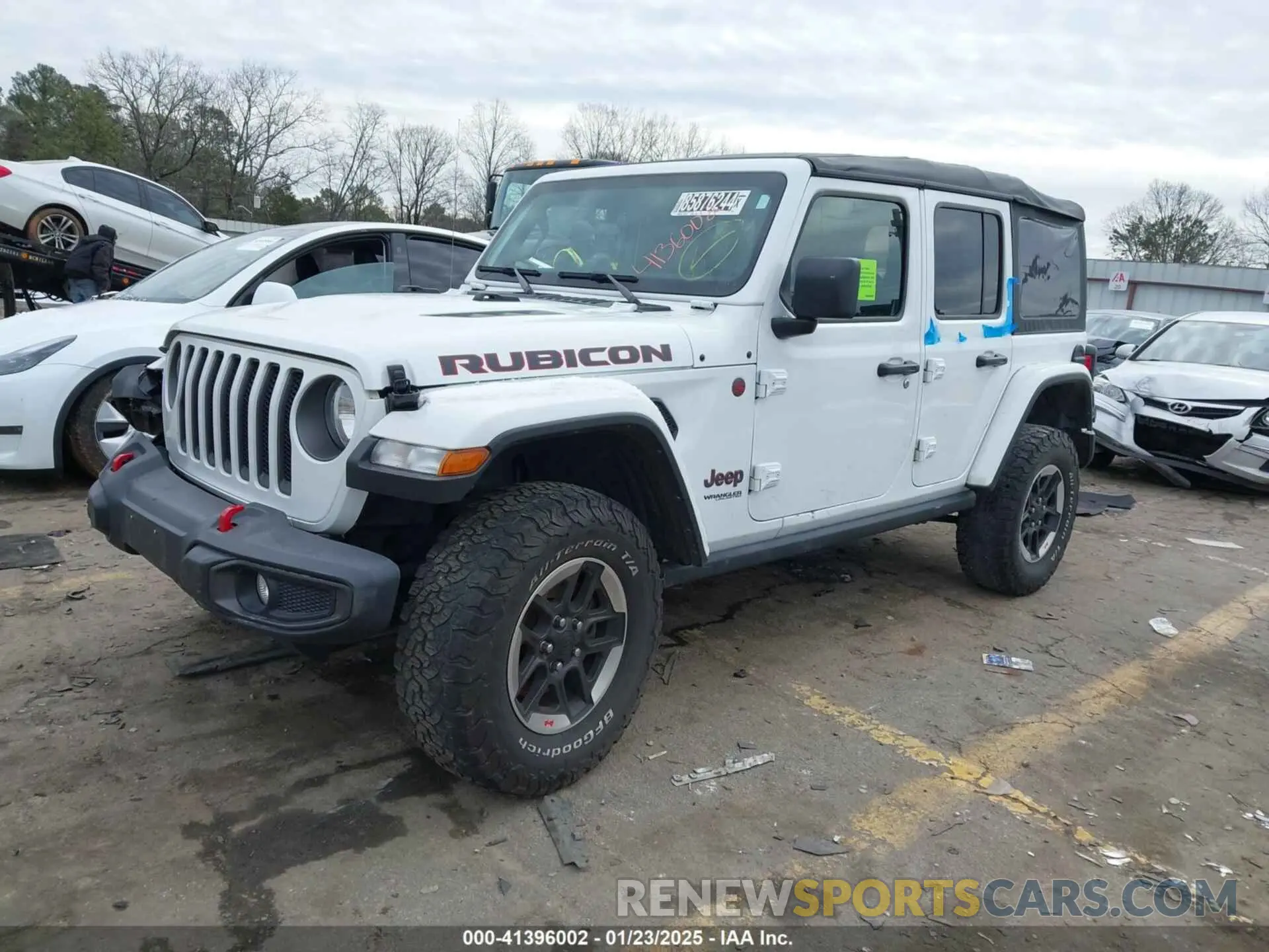 2 Photograph of a damaged car 1C4HJXFN4NW123610 JEEP WRANGLER UNLIMITED 2022