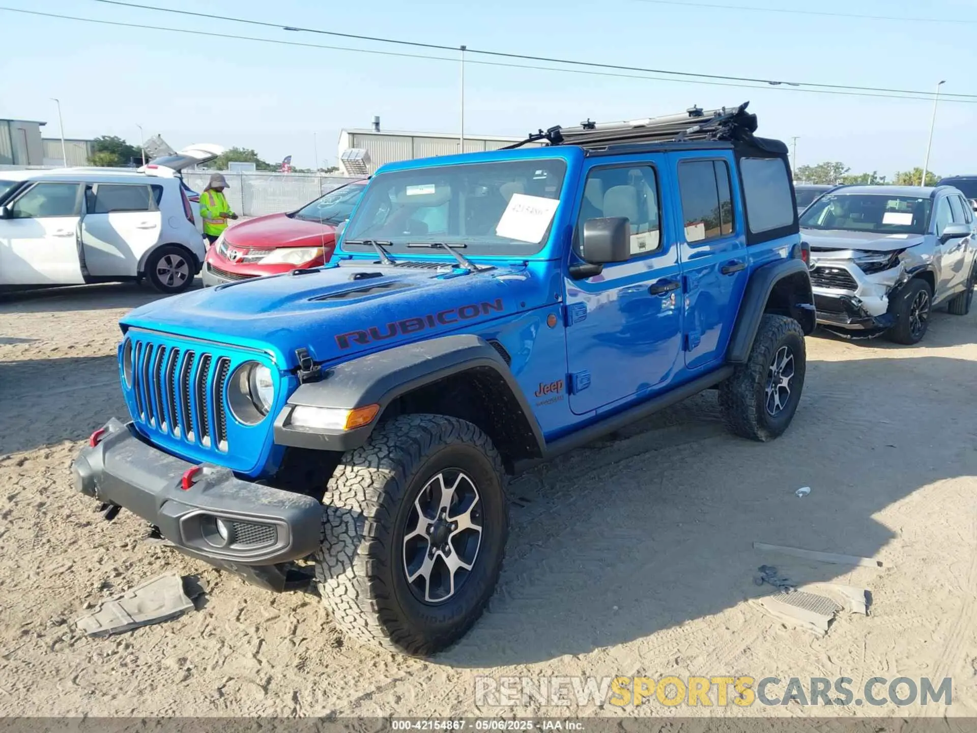 2 Photograph of a damaged car 1C4HJXFNXNW270269 JEEP WRANGLER UNLIMITED 2022