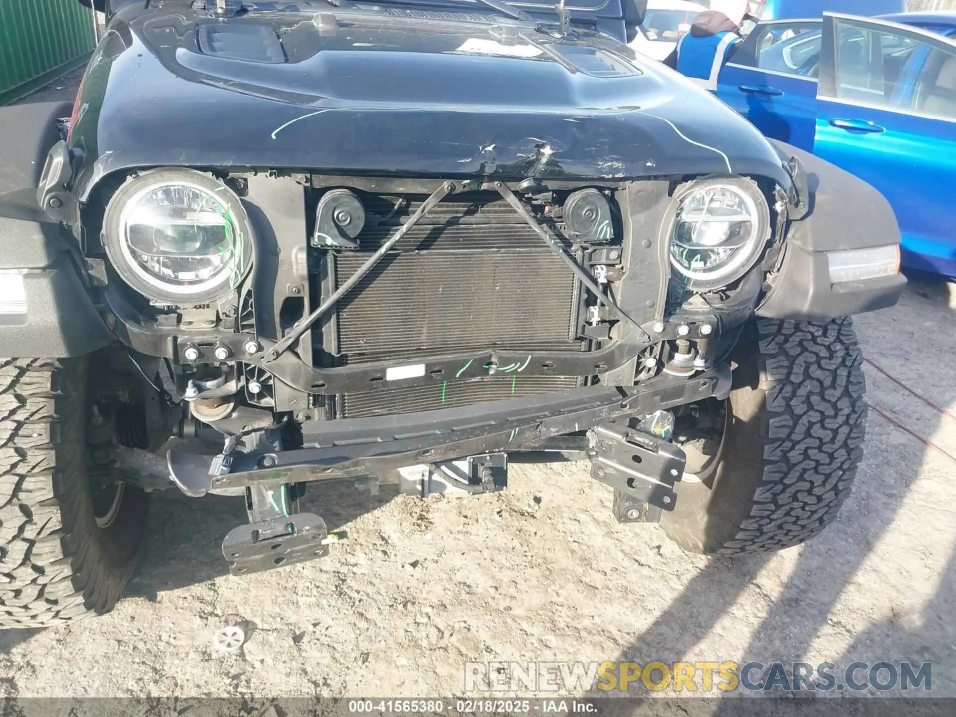 6 Photograph of a damaged car 1C4JJXFG9NW264028 JEEP WRANGLER UNLIMITED 2022