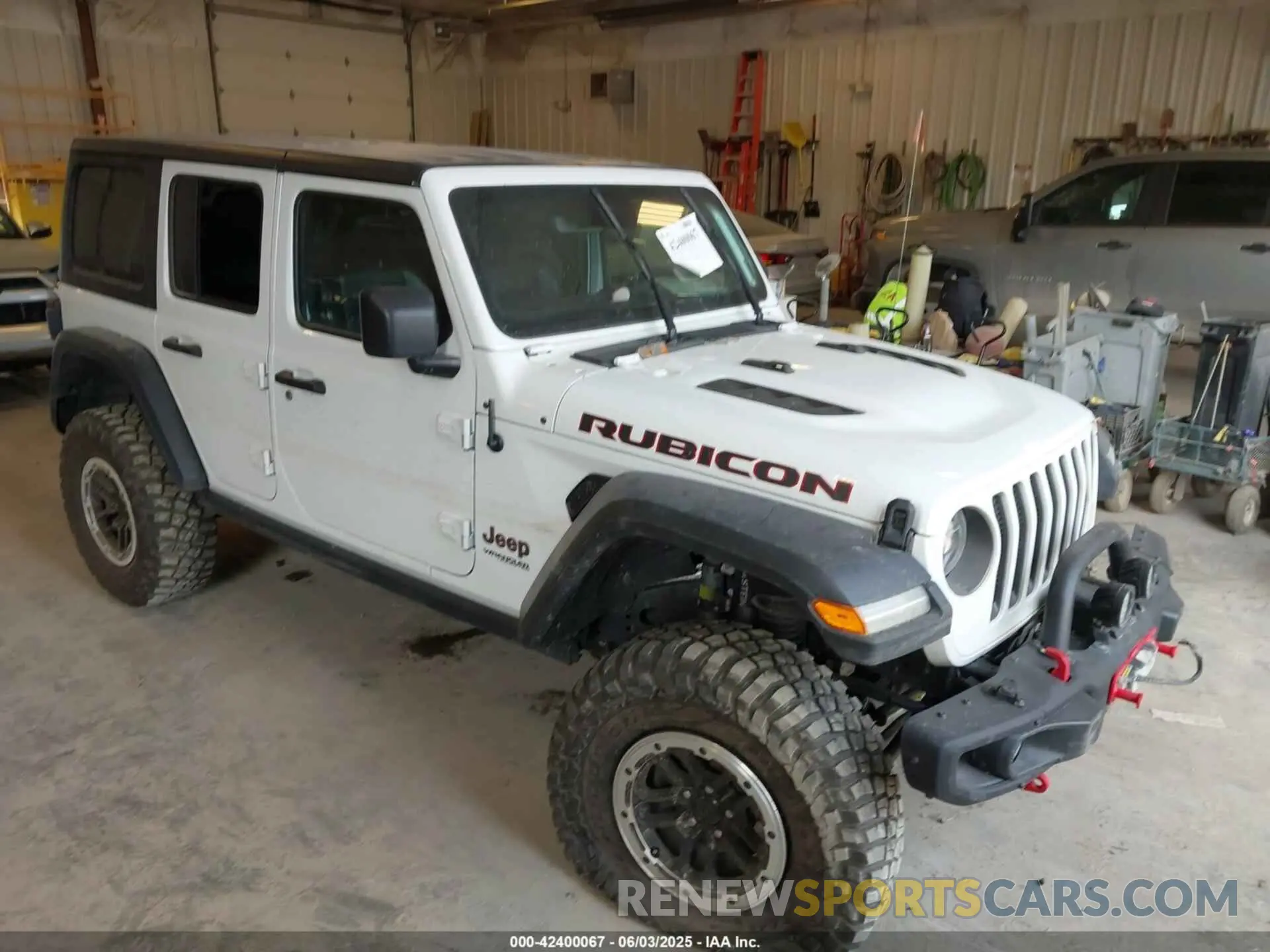 1 Photograph of a damaged car 1C4JJXFM0NW154202 JEEP WRANGLER UNLIMITED 2022