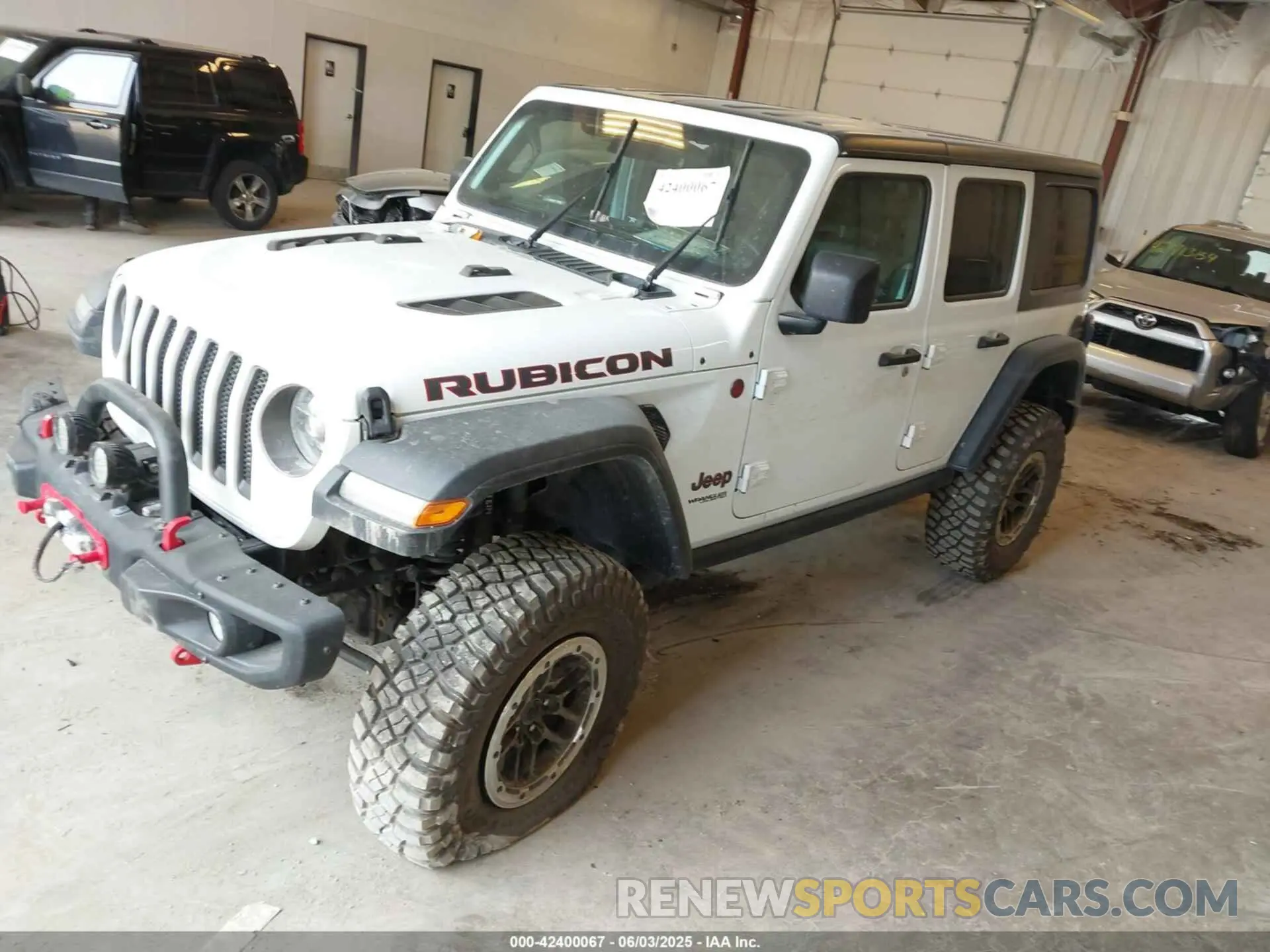 2 Photograph of a damaged car 1C4JJXFM0NW154202 JEEP WRANGLER UNLIMITED 2022