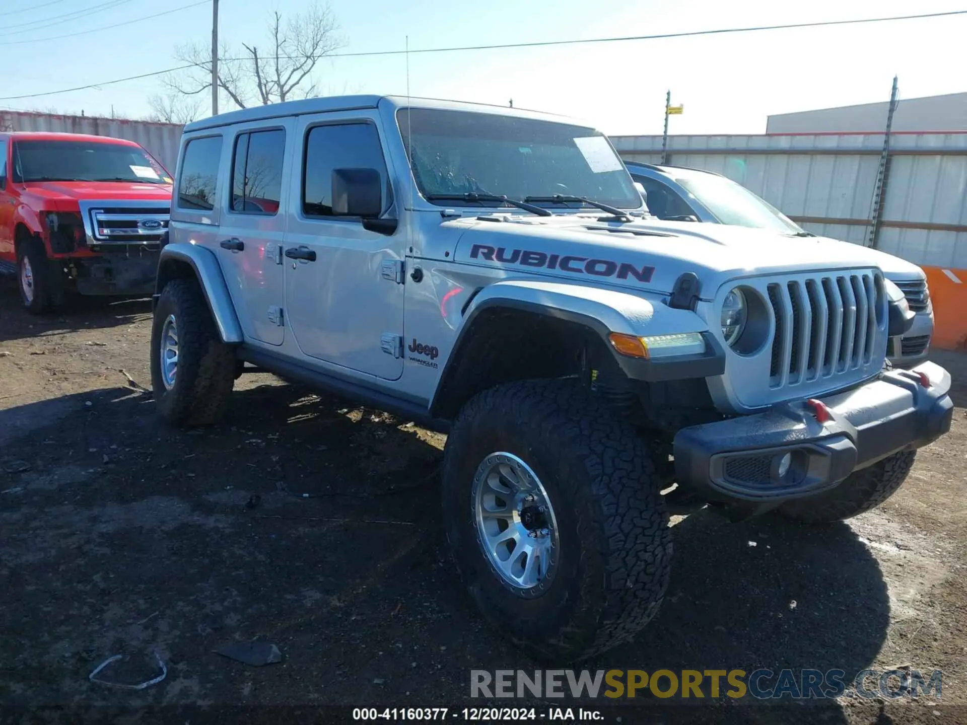 1 Photograph of a damaged car 1C4JJXFM7NW156139 JEEP WRANGLER UNLIMITED 2022