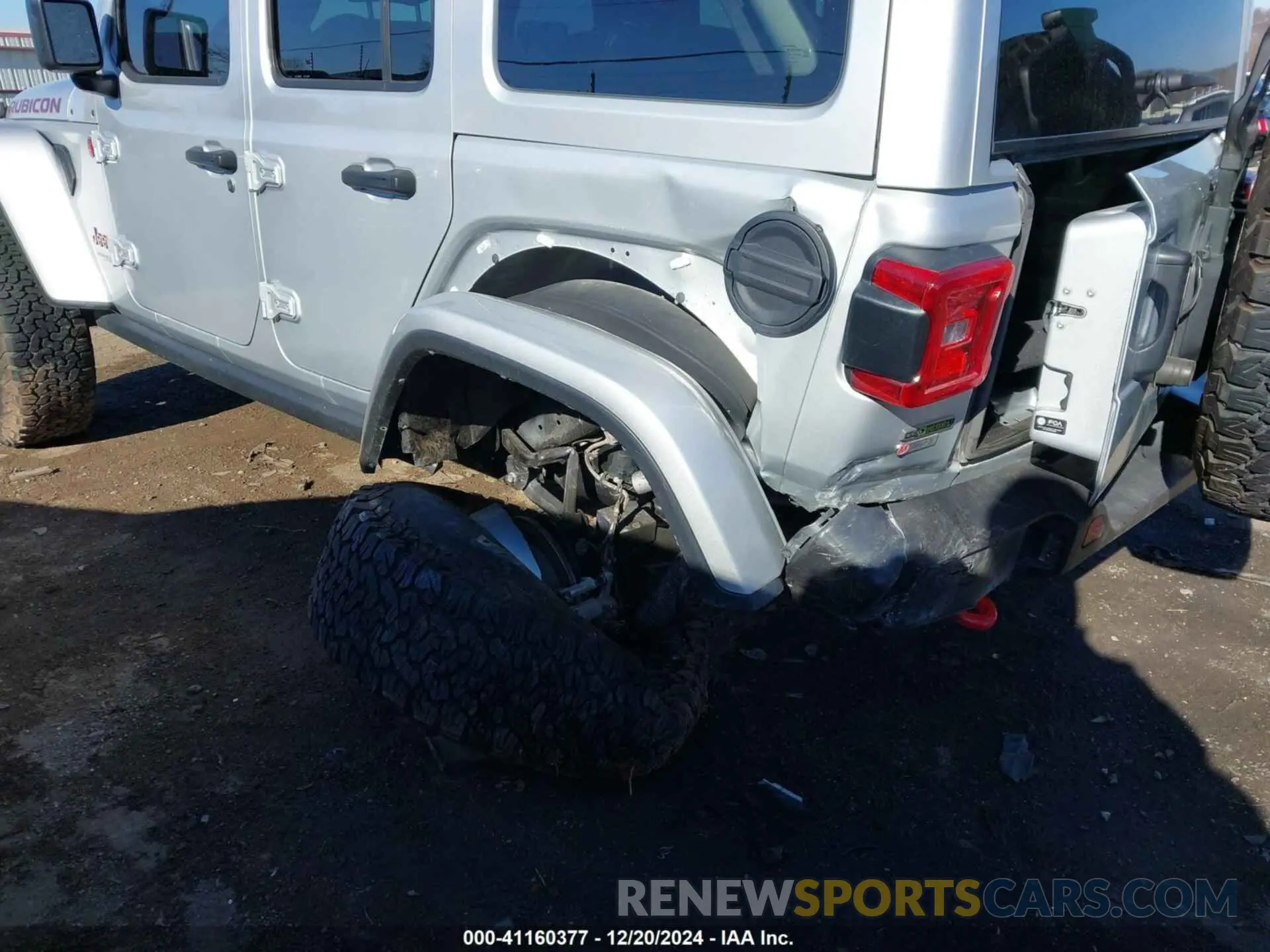 6 Photograph of a damaged car 1C4JJXFM7NW156139 JEEP WRANGLER UNLIMITED 2022