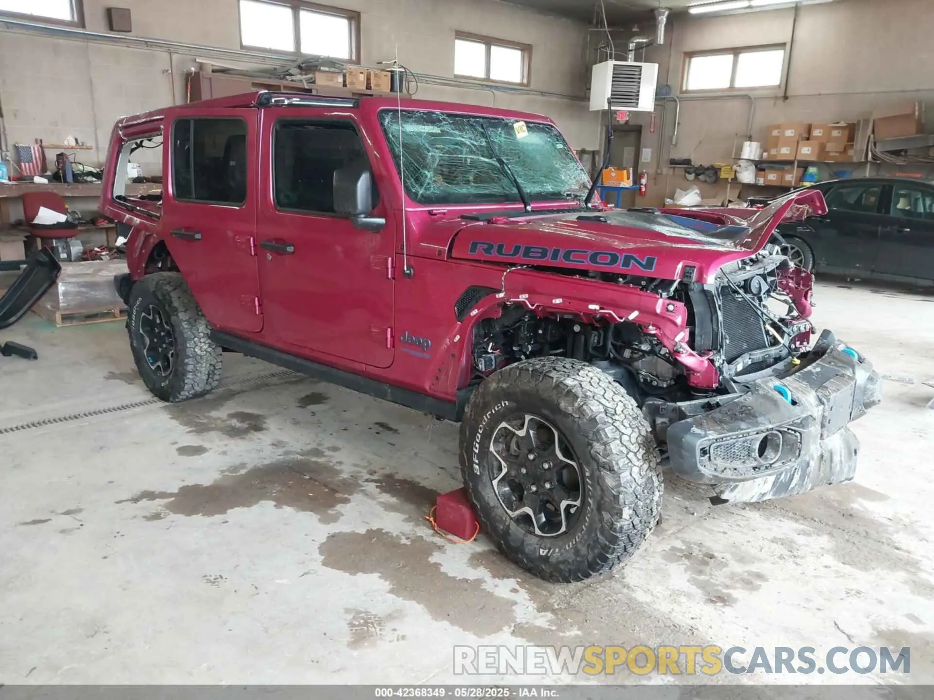 1 Photograph of a damaged car 1C4JJXR60NW153192 JEEP WRANGLER UNLIMITED 2022