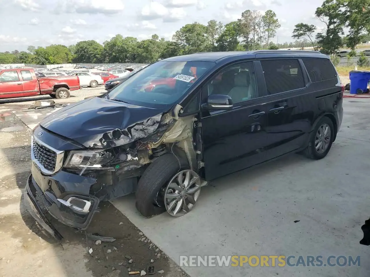 1 Photograph of a damaged car KNDMB5C10K6500544 KIA All Models 2019
