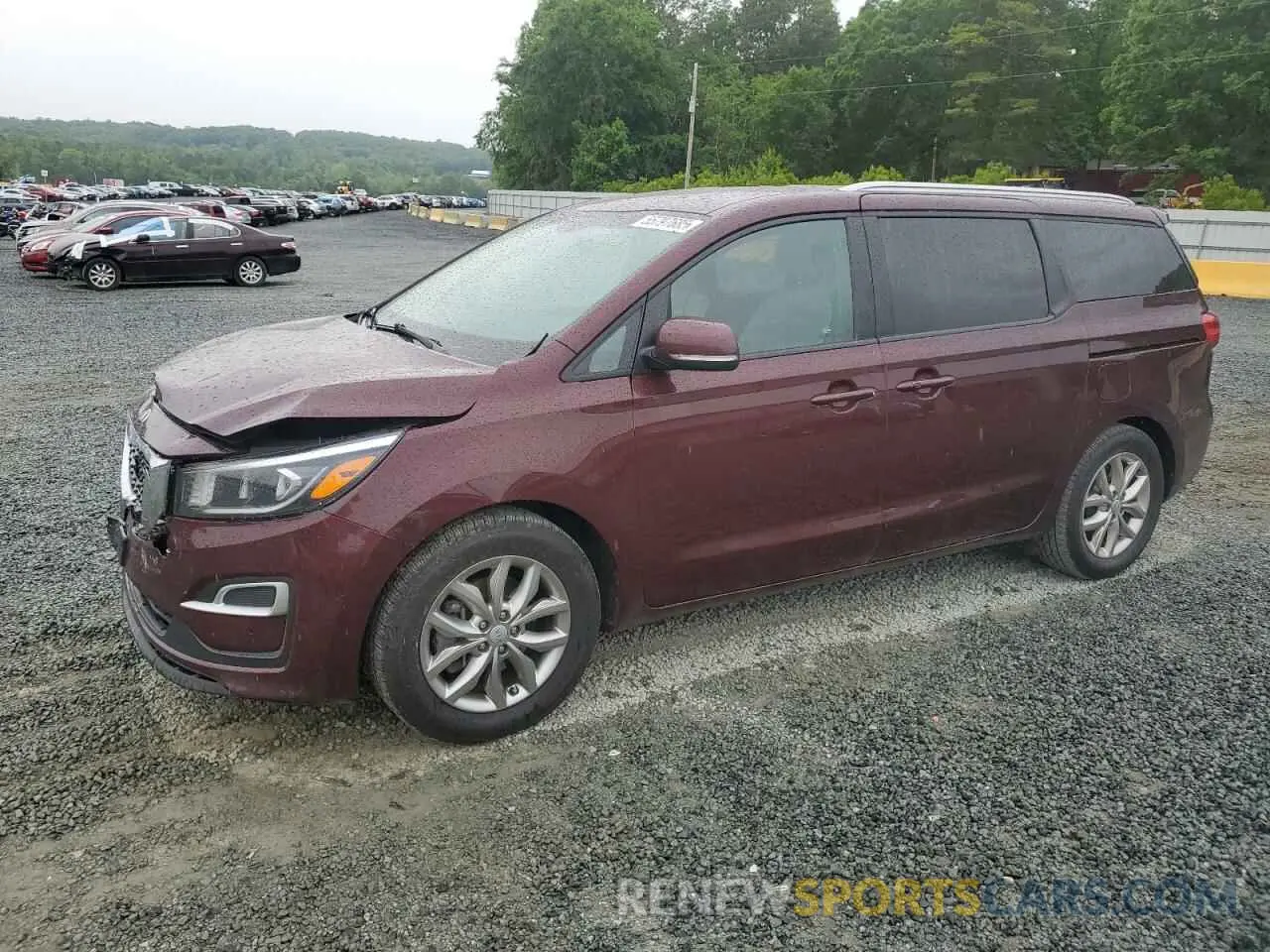 1 Photograph of a damaged car KNDMB5C13K6539189 KIA All Models 2019