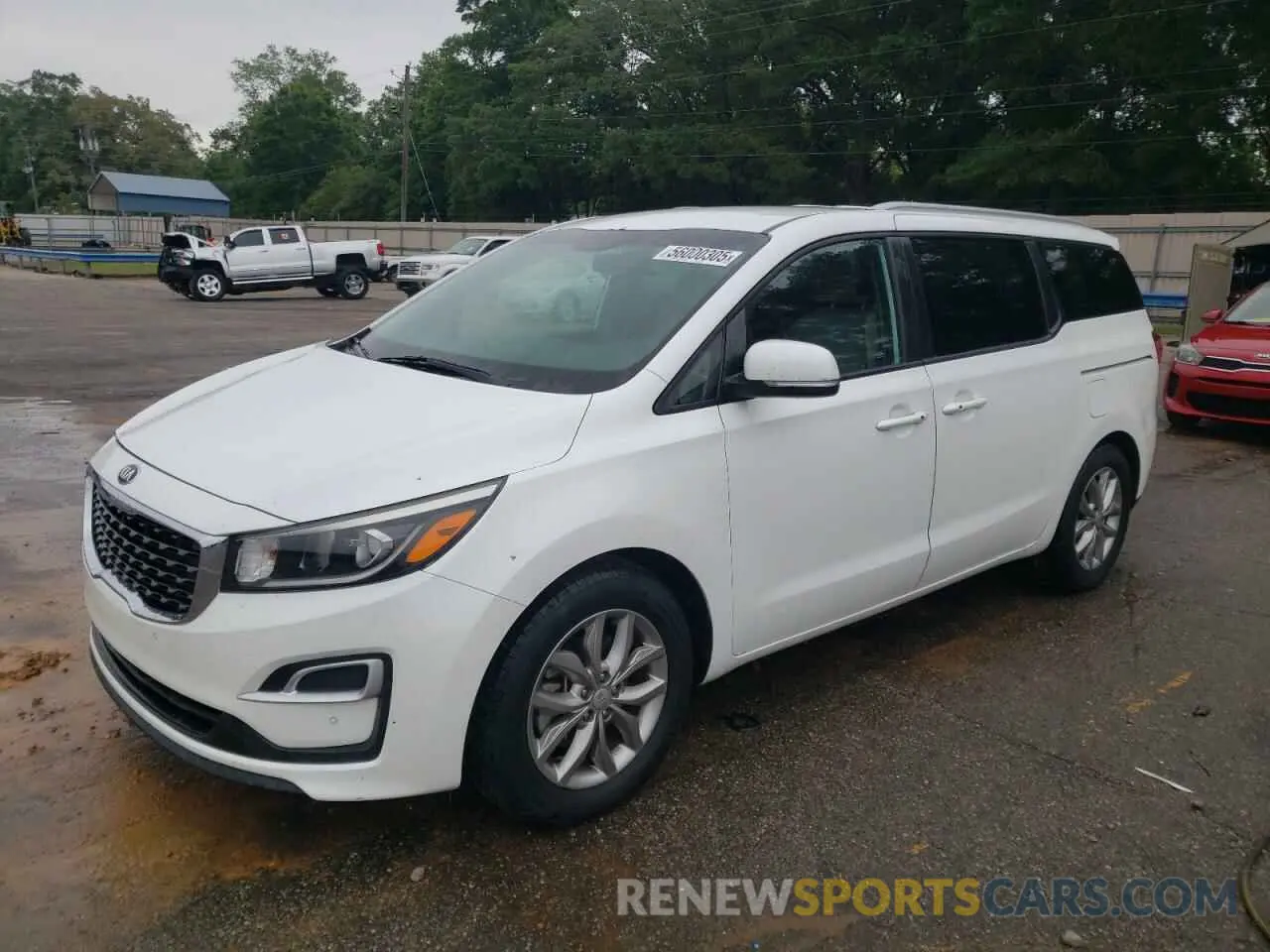 1 Photograph of a damaged car KNDMB5C14K6503365 KIA All Models 2019