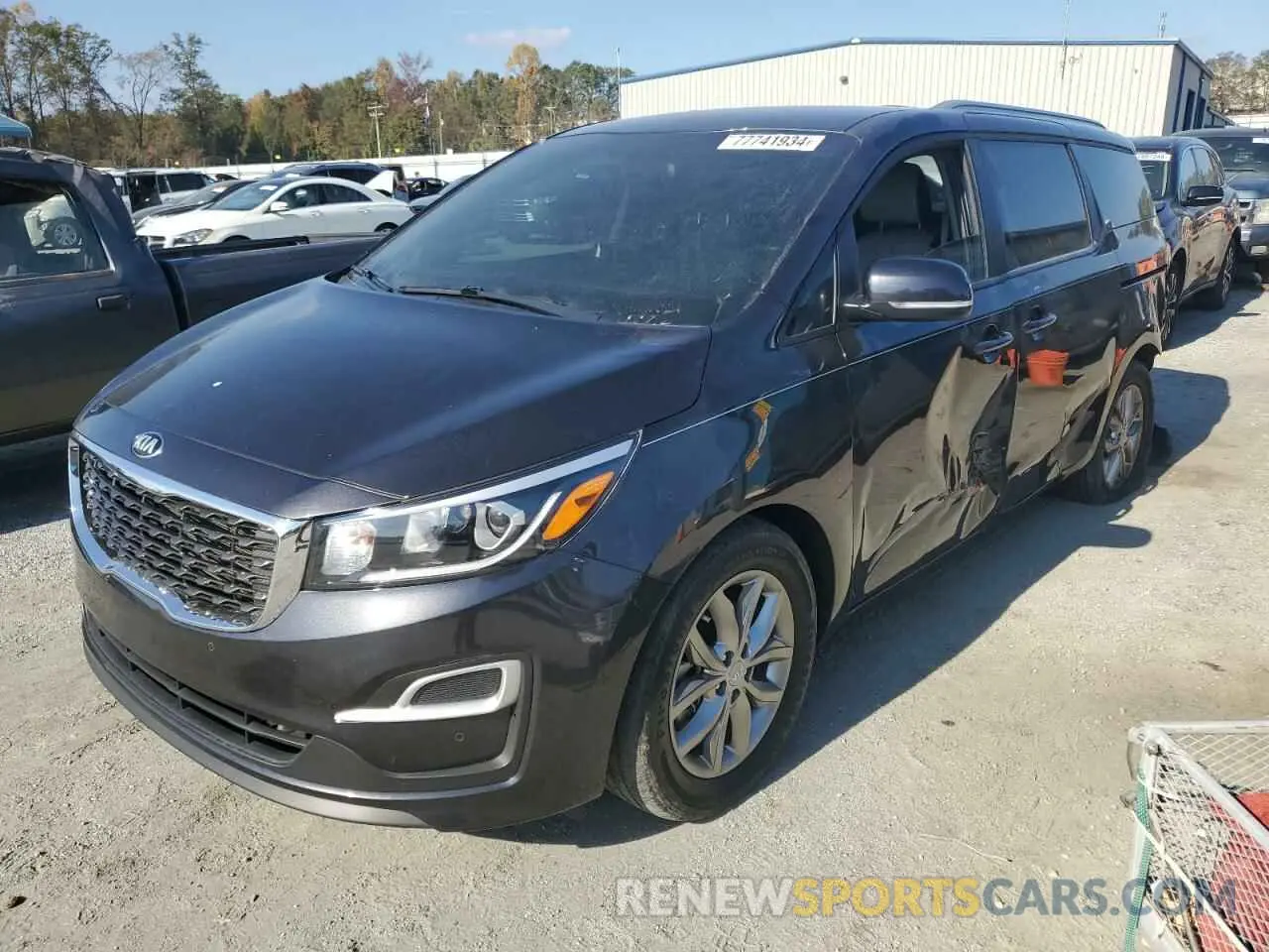 1 Photograph of a damaged car KNDMB5C16K6541258 KIA All Models 2019