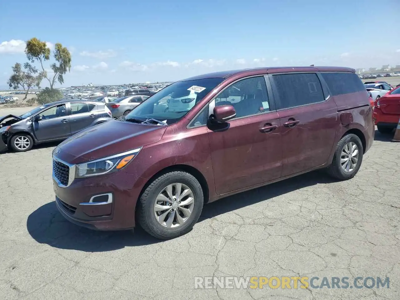 1 Photograph of a damaged car KNDMB5C1XK6553719 KIA All Models 2019