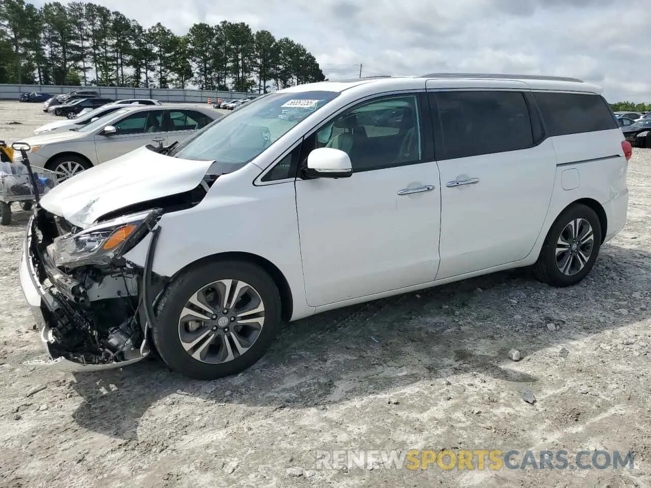 1 Photograph of a damaged car KNDMC5C14K6537559 KIA All Models 2019