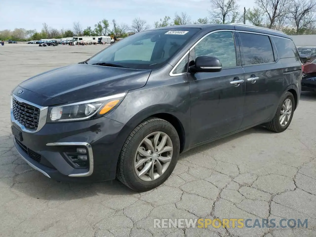 1 Photograph of a damaged car KNDMC5C14K6549727 KIA All Models 2019