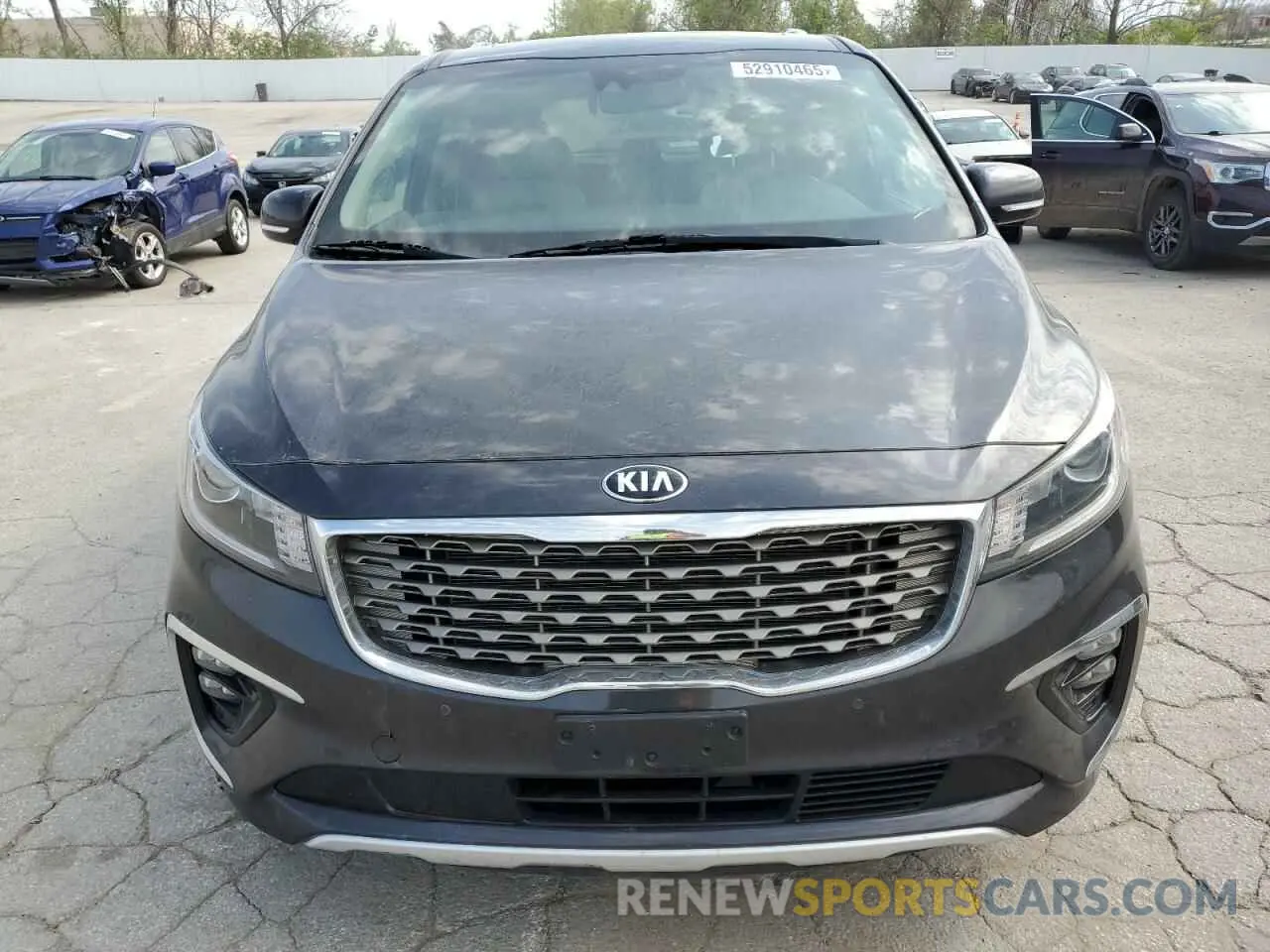 5 Photograph of a damaged car KNDMC5C14K6549727 KIA All Models 2019