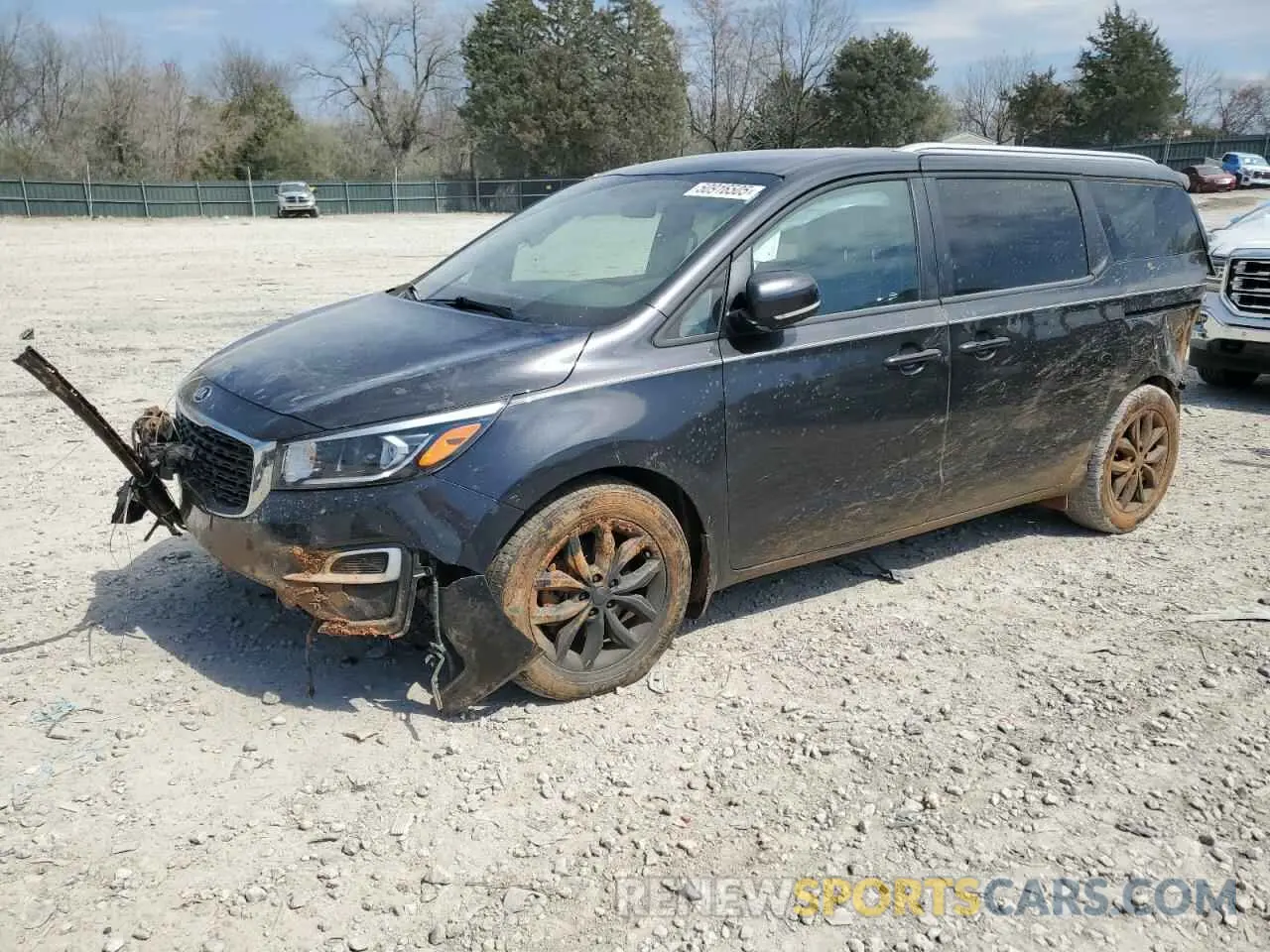 1 Photograph of a damaged car KNDMB5C14L6647578 KIA All Models 2020