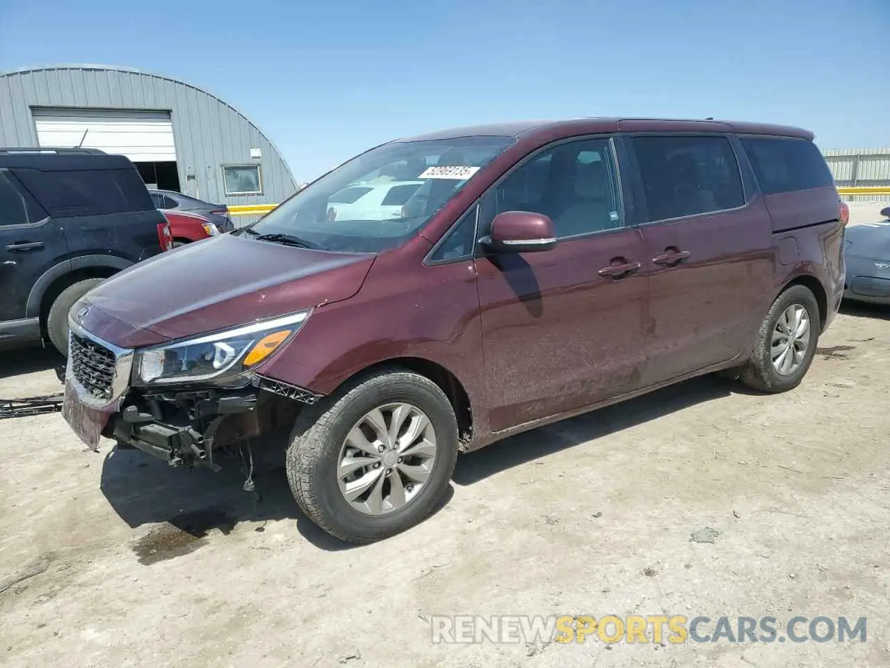 1 Photograph of a damaged car KNDMB5C15L6601659 KIA All Models 2020