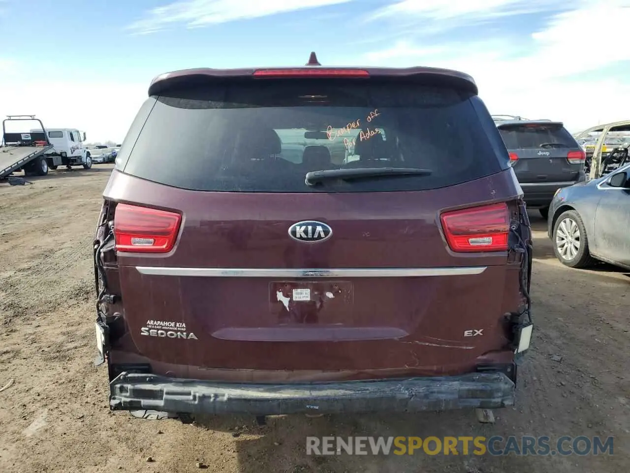 6 Photograph of a damaged car KNDMB5C17L6647865 KIA All Models 2020