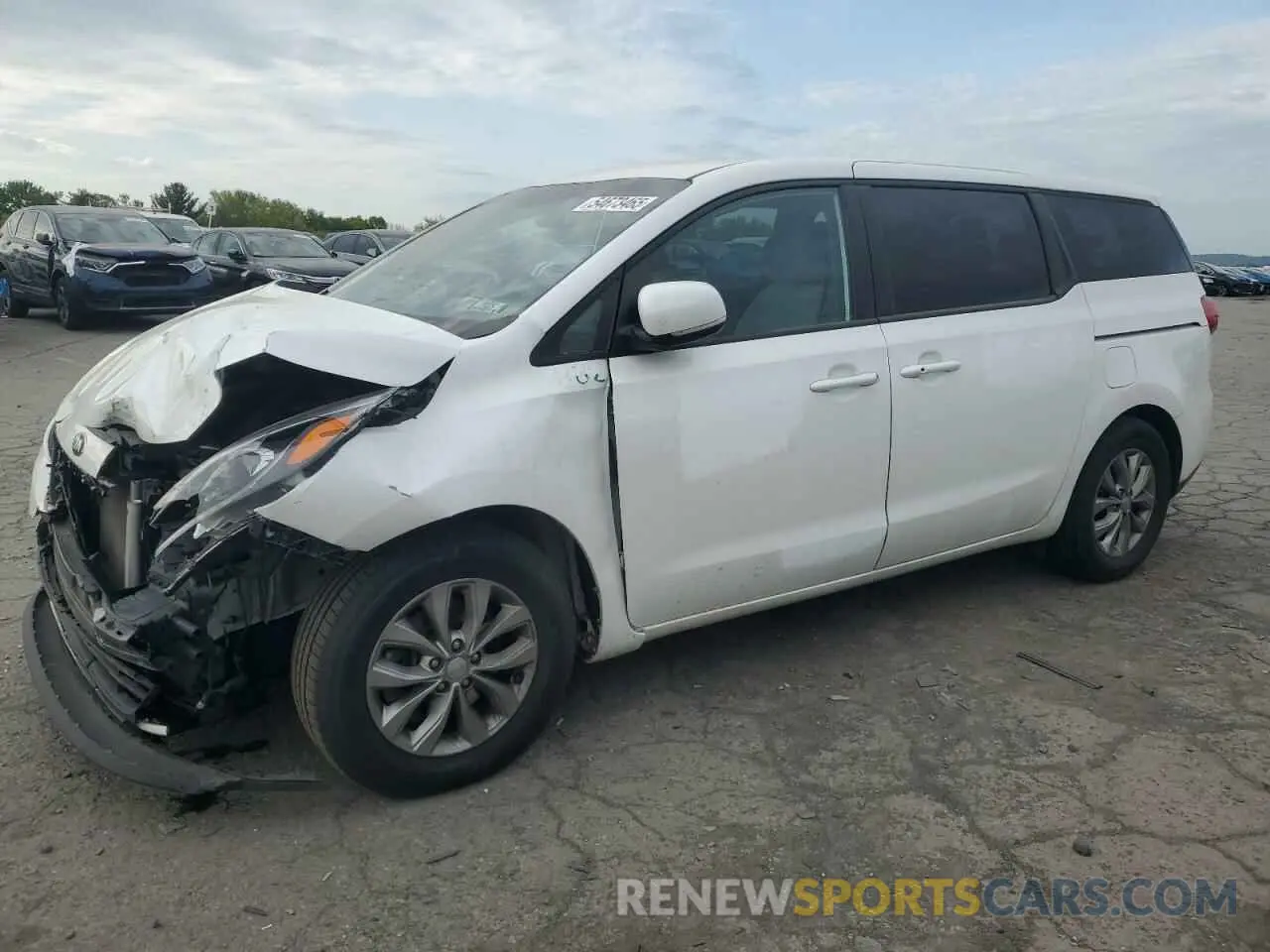 1 Photograph of a damaged car KNDMB5C1XL6590335 KIA All Models 2020