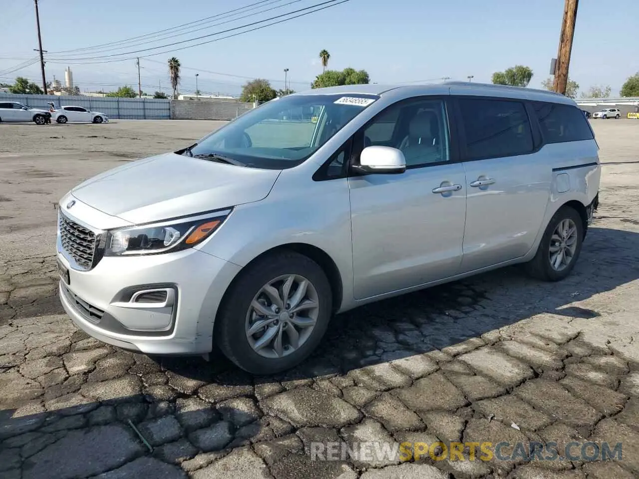 1 Photograph of a damaged car KNDMB5C1XL6645642 KIA All Models 2020