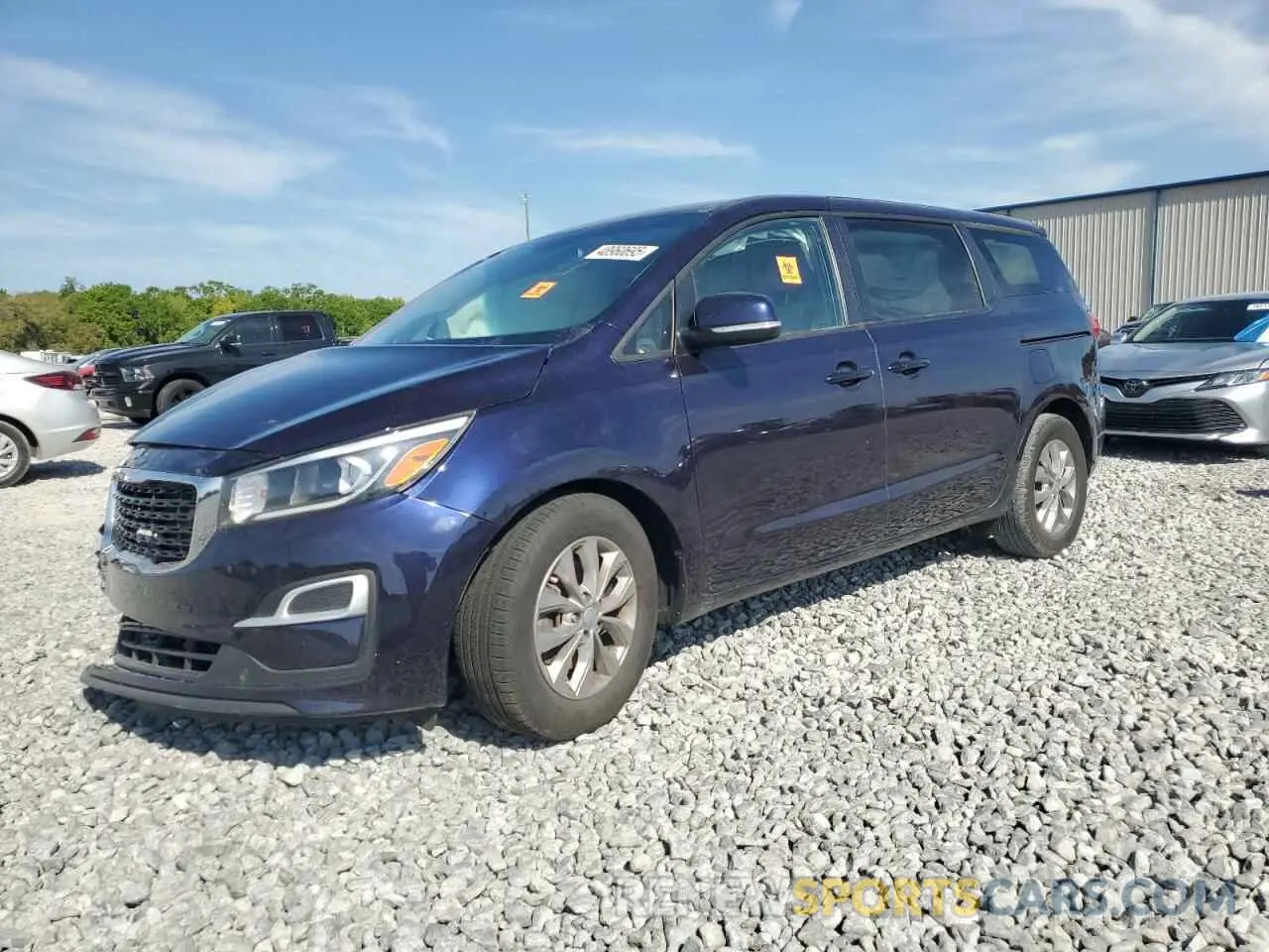 1 Photograph of a damaged car KNDMB5C17M6667292 KIA All Models 2021