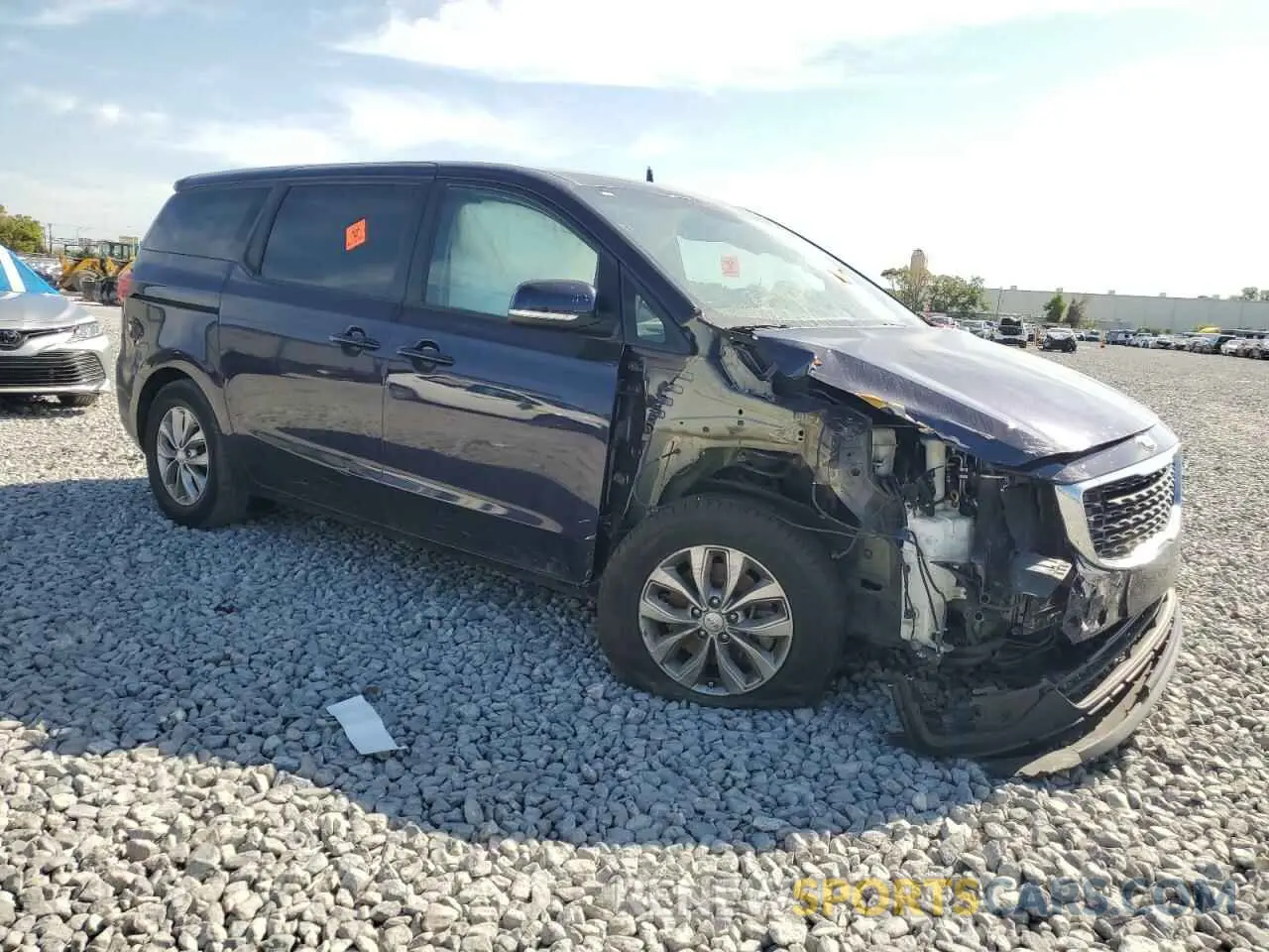 4 Photograph of a damaged car KNDMB5C17M6667292 KIA All Models 2021