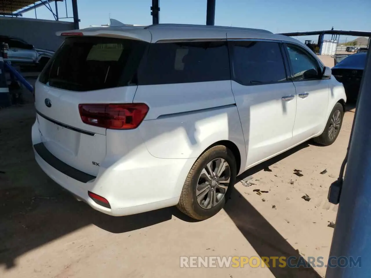 3 Photograph of a damaged car KNDMC5C11M6665437 KIA All Models 2021