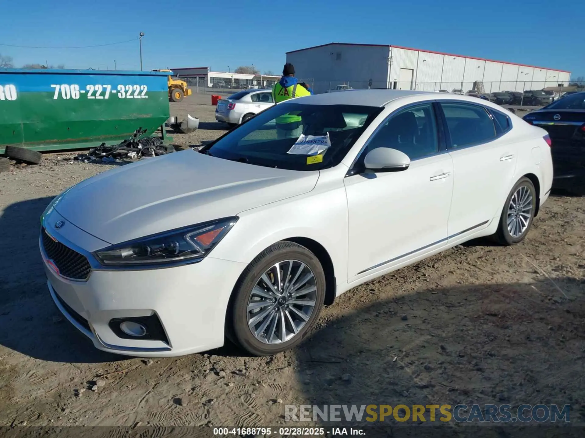 2 Photograph of a damaged car KNALB4J10K5164647 KIA CADENZA 2019