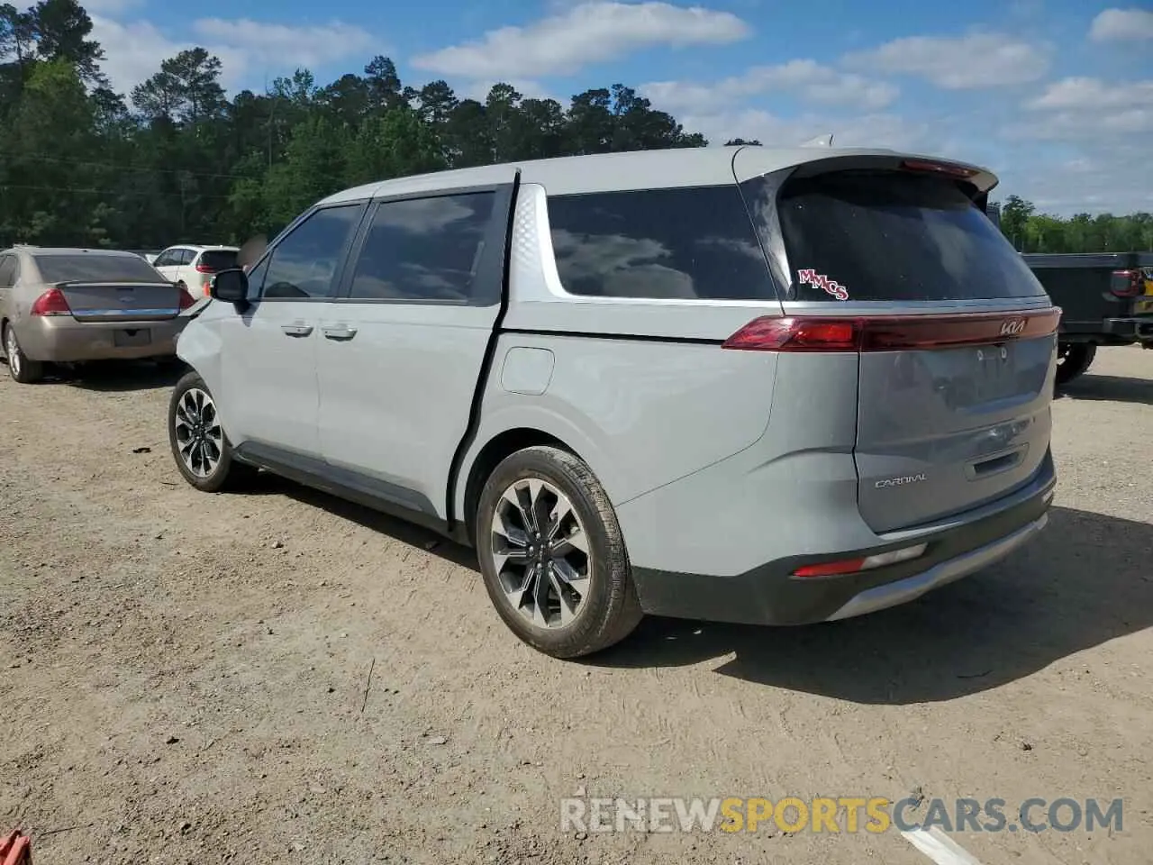 2 Photograph of a damaged car KNDNC5H39R6374724 KIA CARNIVAL E 2024