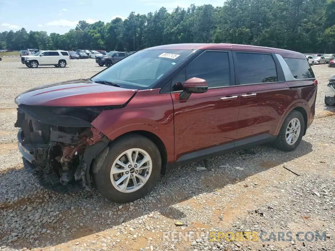 1 Photograph of a damaged car KNDNB4H31N6109352 KIA CARNIVAL L 2022