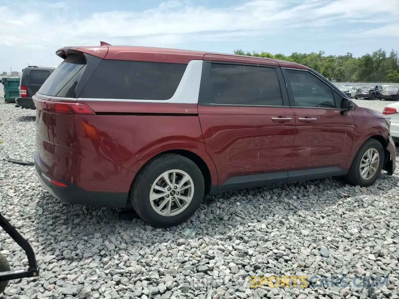 3 Photograph of a damaged car KNDNB4H38N6092503 KIA CARNIVAL L 2022