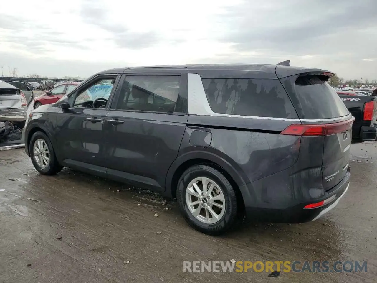 2 Photograph of a damaged car KNDNB4H3XN6106708 KIA CARNIVAL L 2022