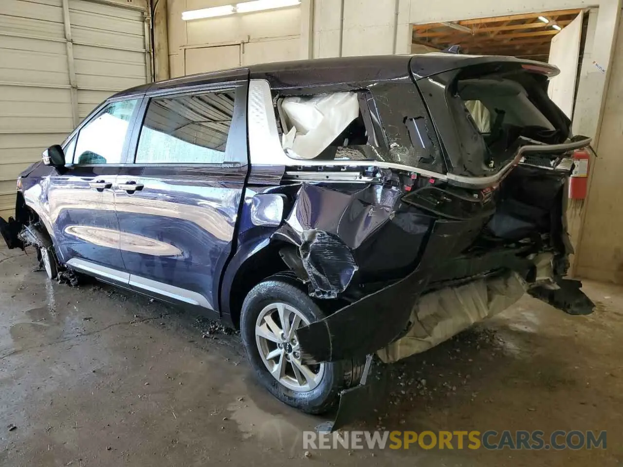 2 Photograph of a damaged car KNDNB4H33P6287704 KIA CARNIVAL L 2023