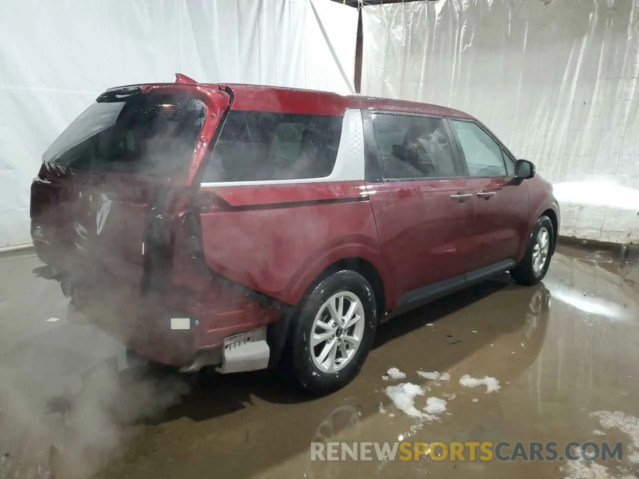 3 Photograph of a damaged car KNDNB4H39P6227409 KIA CARNIVAL L 2023
