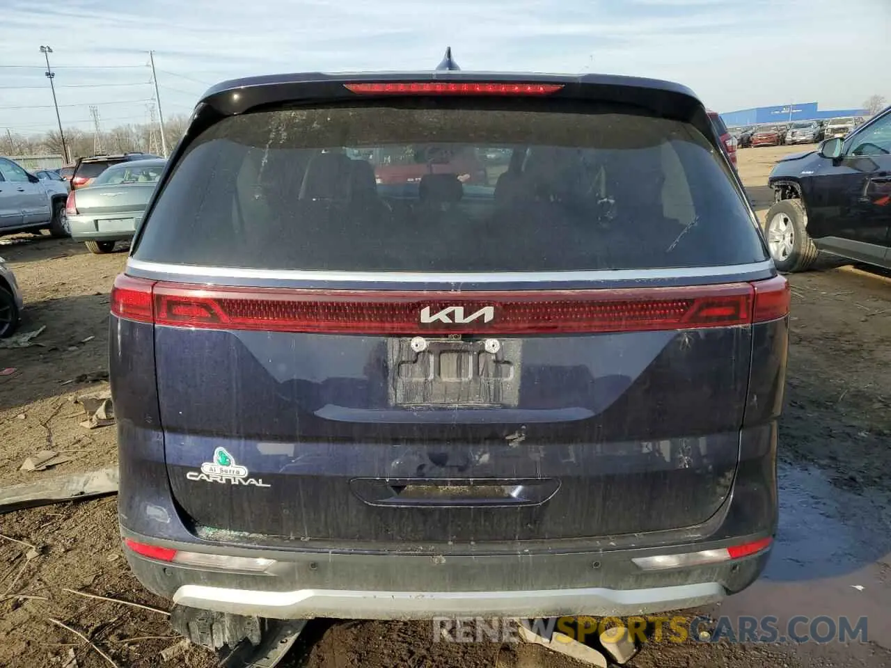 6 Photograph of a damaged car KNDNB4H34R6355298 KIA CARNIVAL L 2024