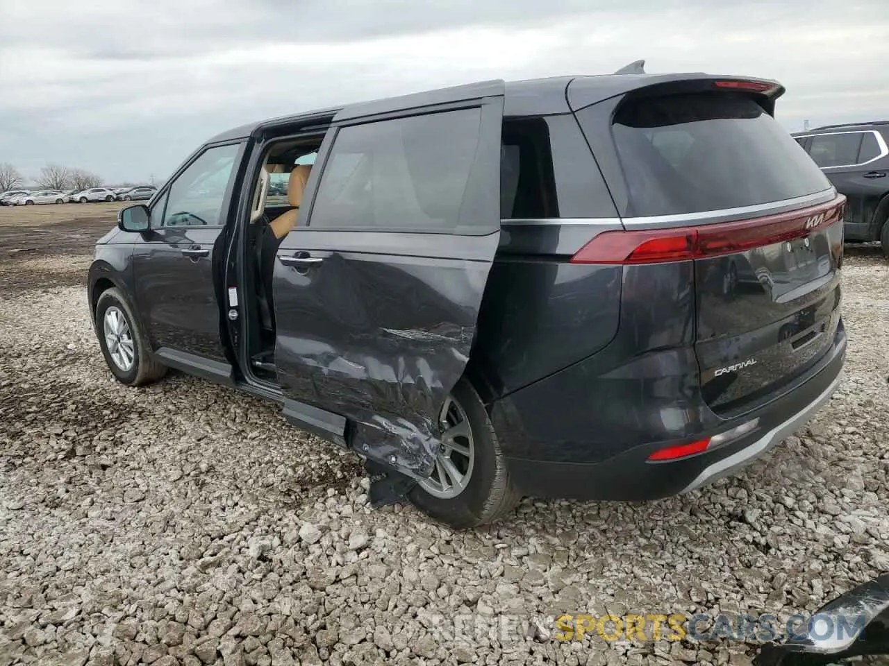 2 Photograph of a damaged car KNDNB4H35R6351292 KIA CARNIVAL L 2024