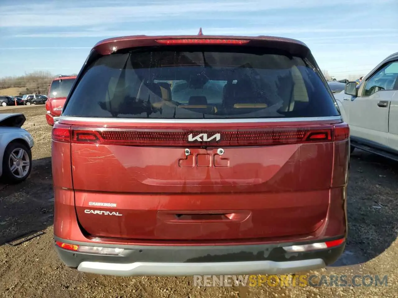 6 Photograph of a damaged car KNDNB4H36R6343329 KIA CARNIVAL L 2024