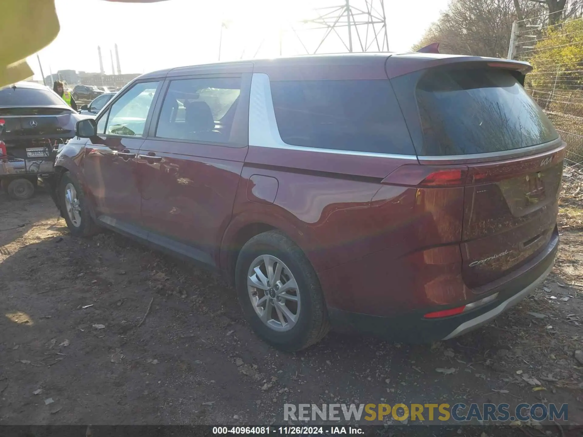 3 Photograph of a damaged car KNDNB4H30N6155433 KIA CARNIVAL MPV 2022