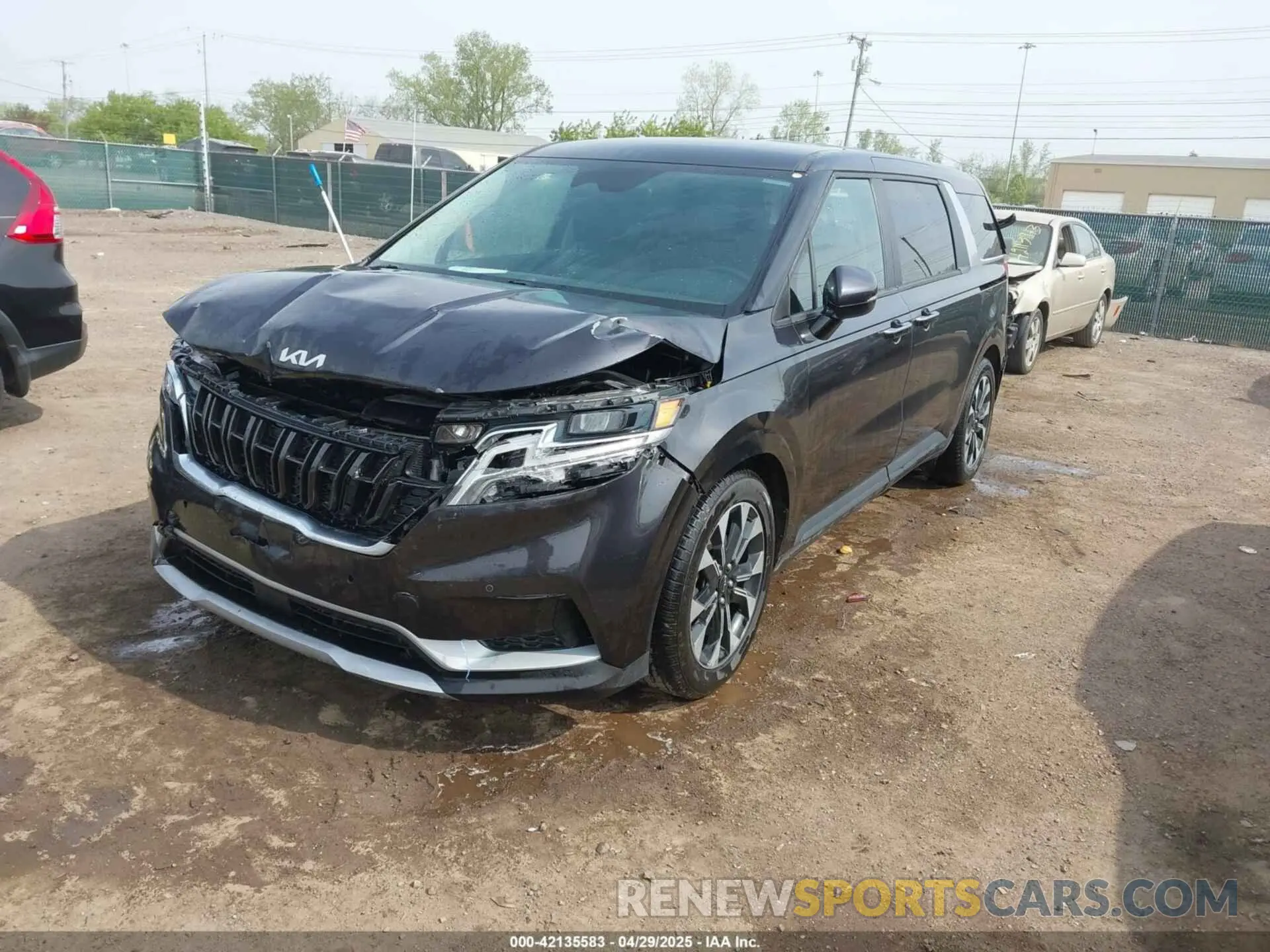 2 Photograph of a damaged car KNDNC5H38N6096327 KIA CARNIVAL MPV 2022