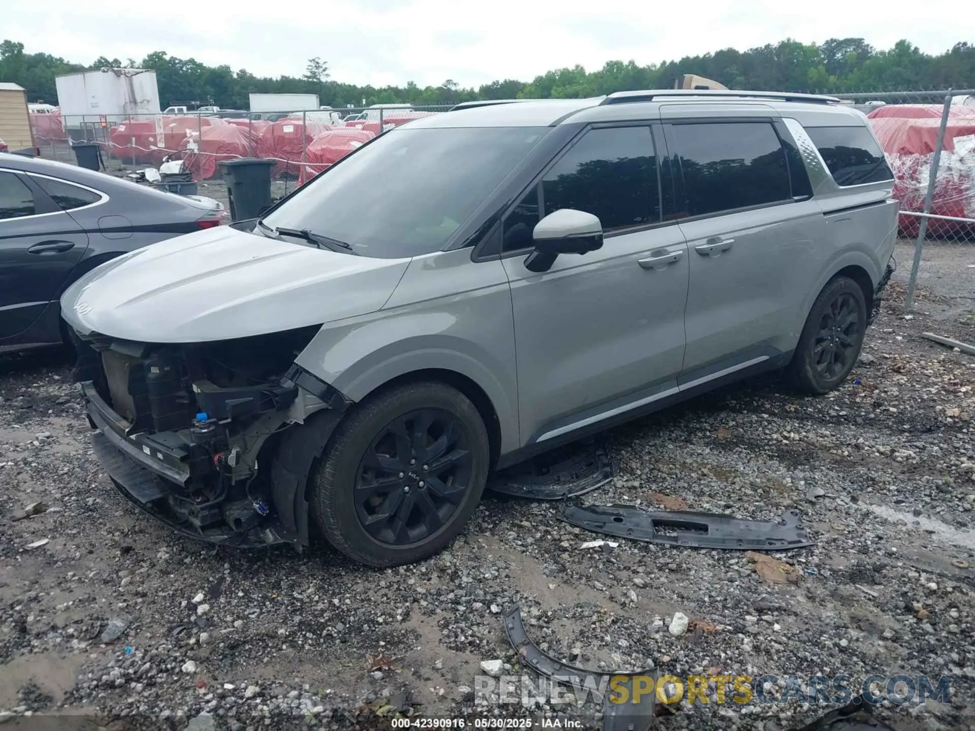 2 Photograph of a damaged car KNDNE5H3XN6080818 KIA CARNIVAL MPV 2022
