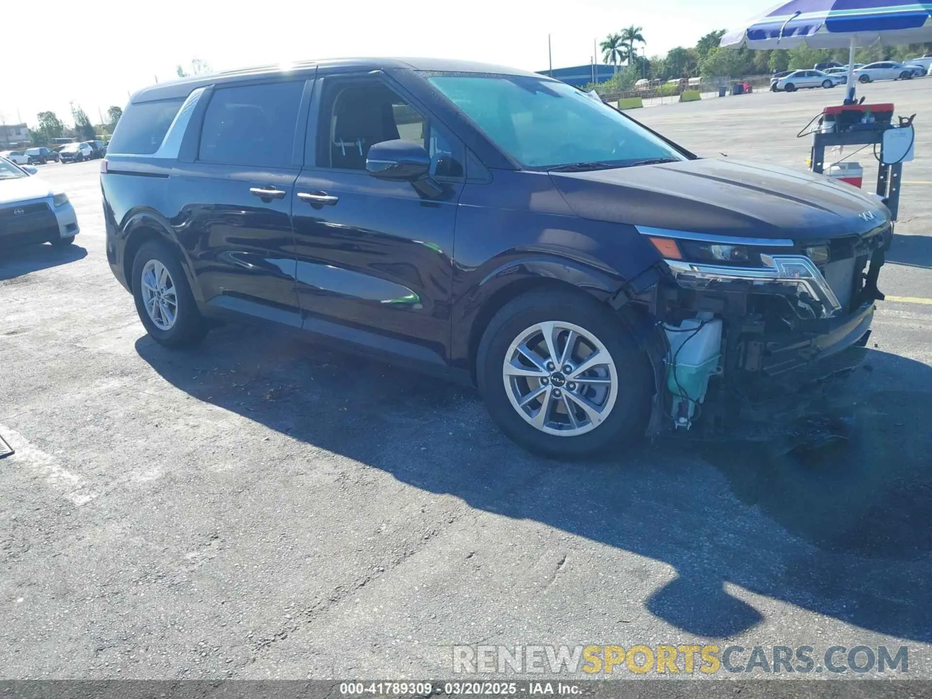 1 Photograph of a damaged car KNDNB4H33R6441640 KIA CARNIVAL MPV 2024